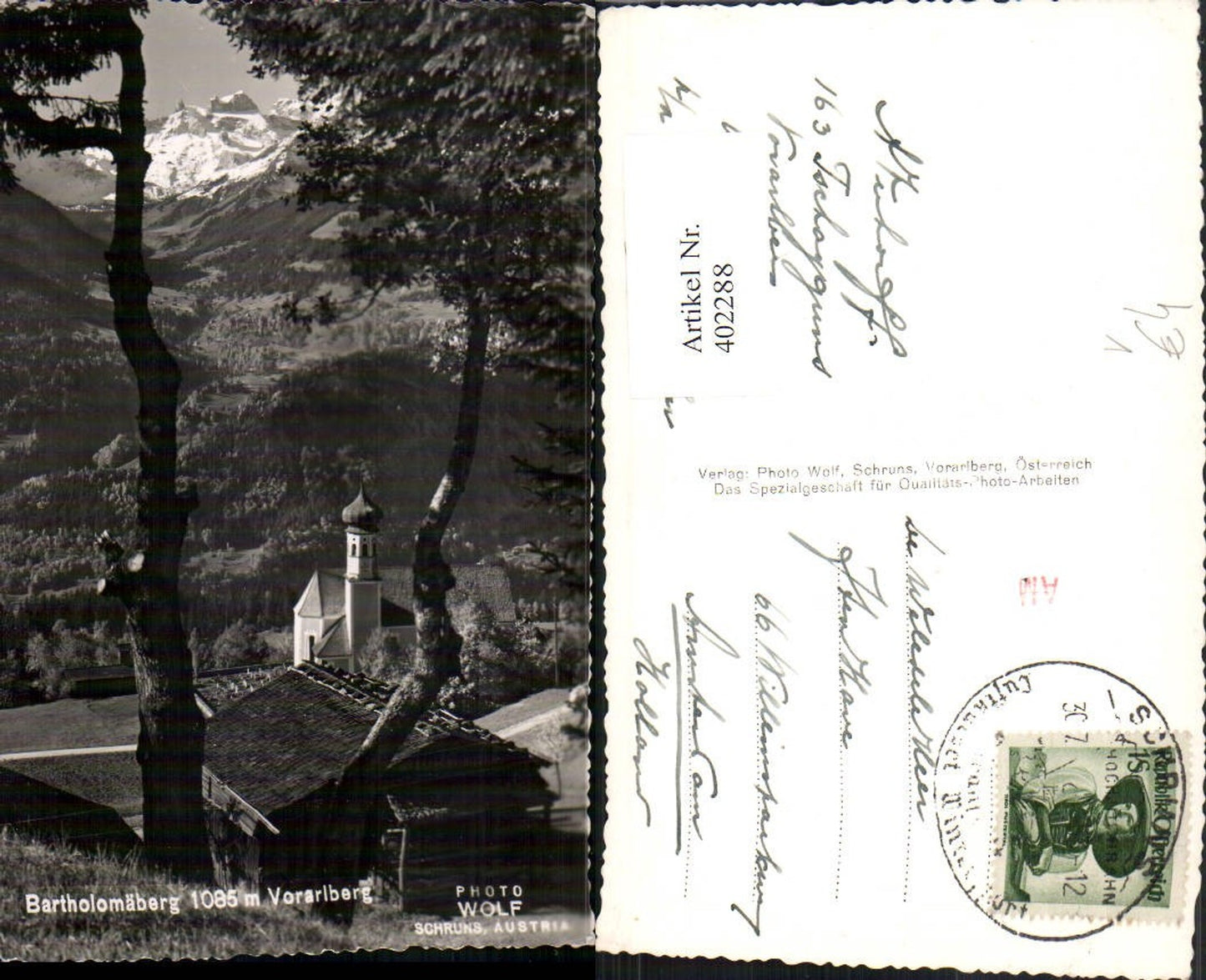 Alte Ansichtskarte – Old Postcard