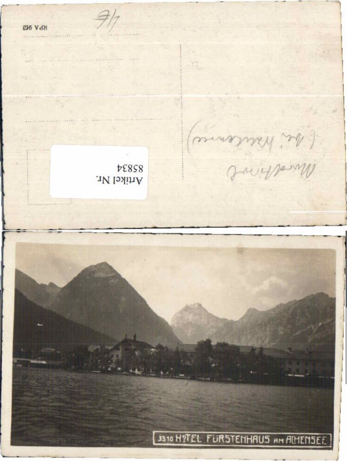 Alte Ansichtskarte – Old Postcard