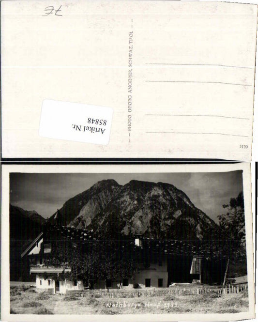 Alte Ansichtskarte – Old Postcard