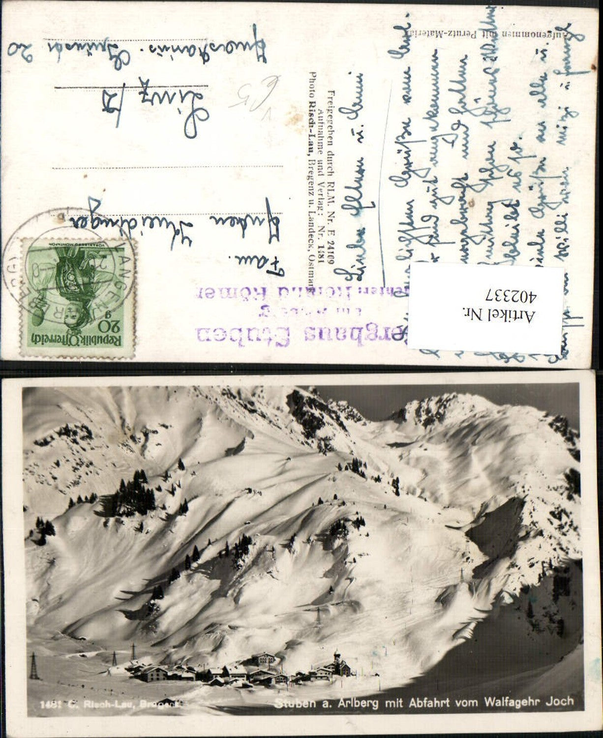 Alte Ansichtskarte – Old Postcard