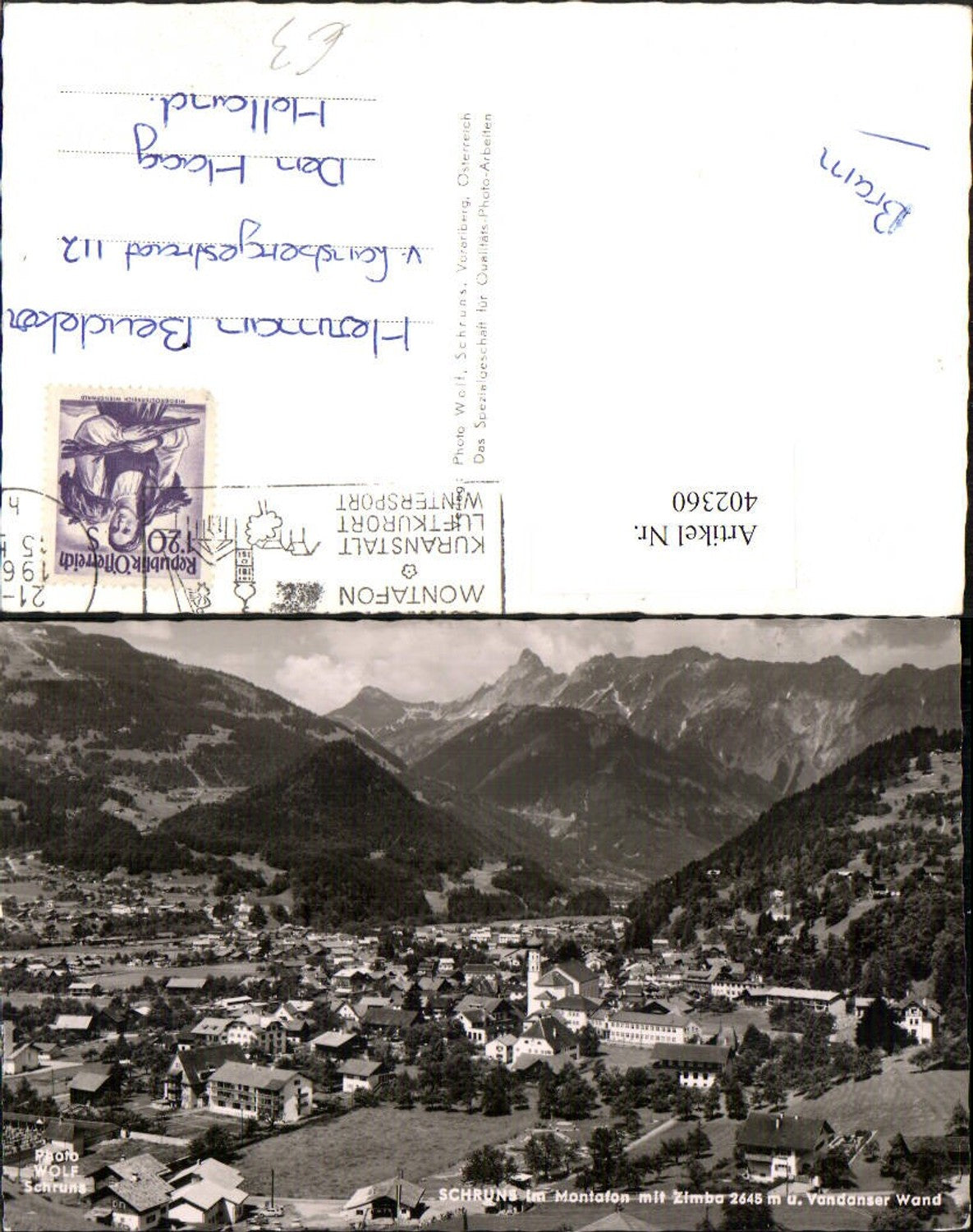 Alte Ansichtskarte – Old Postcard