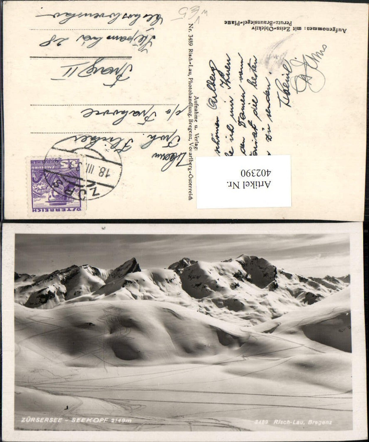 Alte Ansichtskarte – Old Postcard