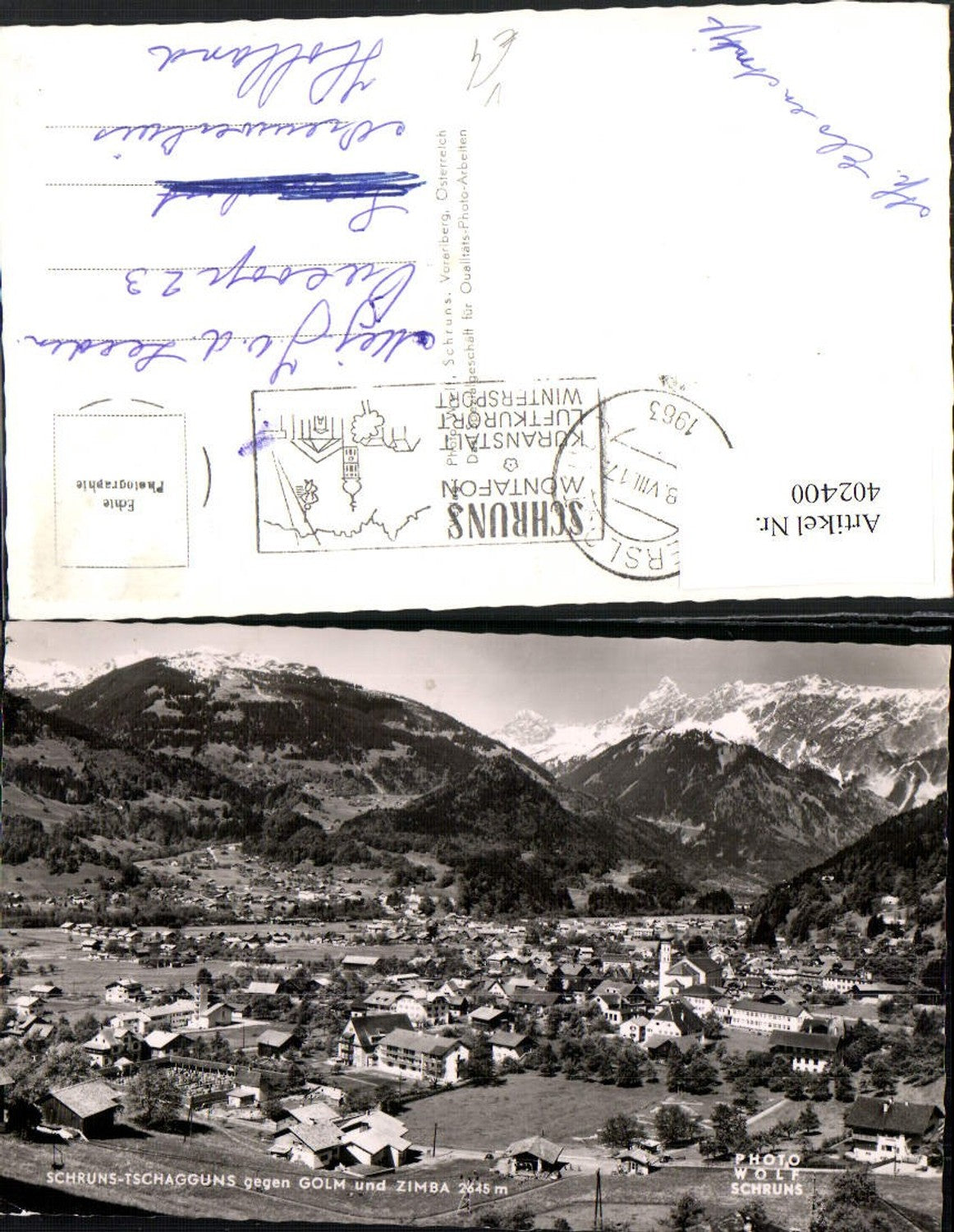 Alte Ansichtskarte – Old Postcard