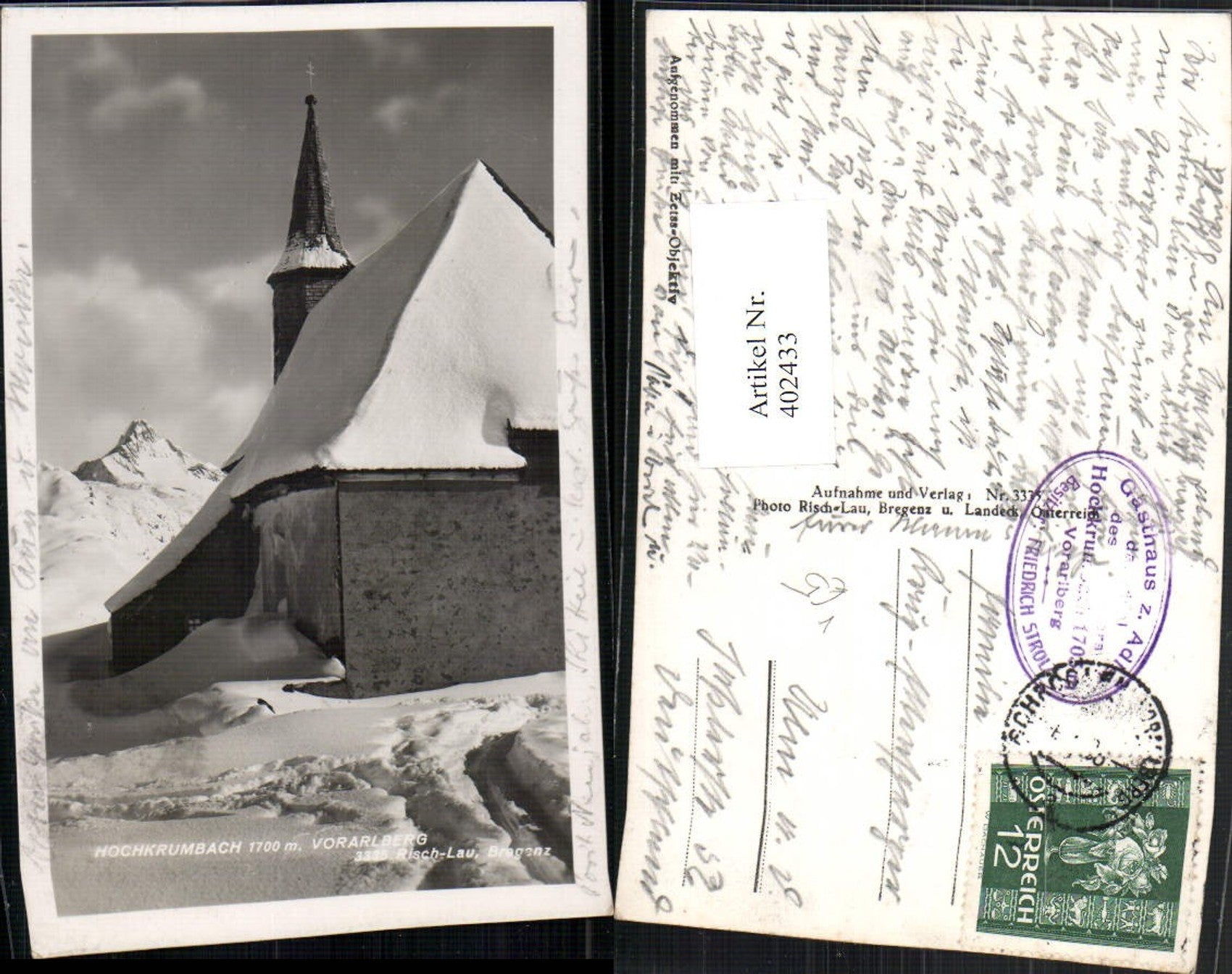 Alte Ansichtskarte – Old Postcard