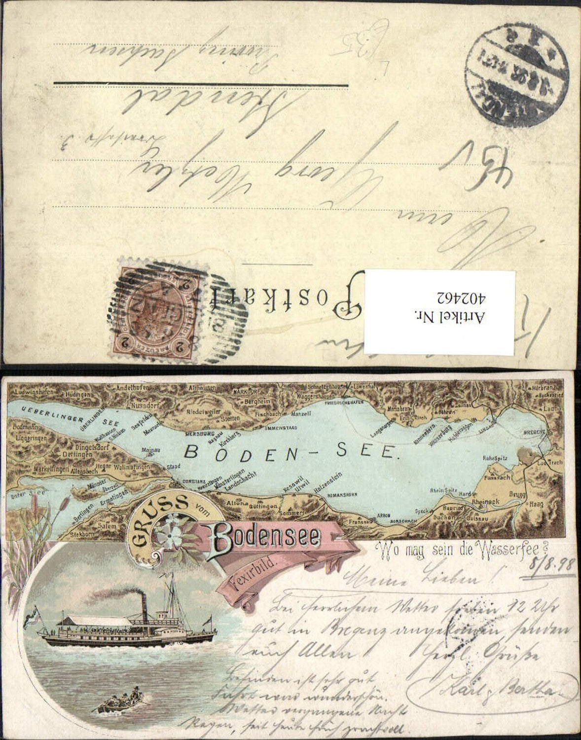 Alte Ansichtskarte – Old Postcard