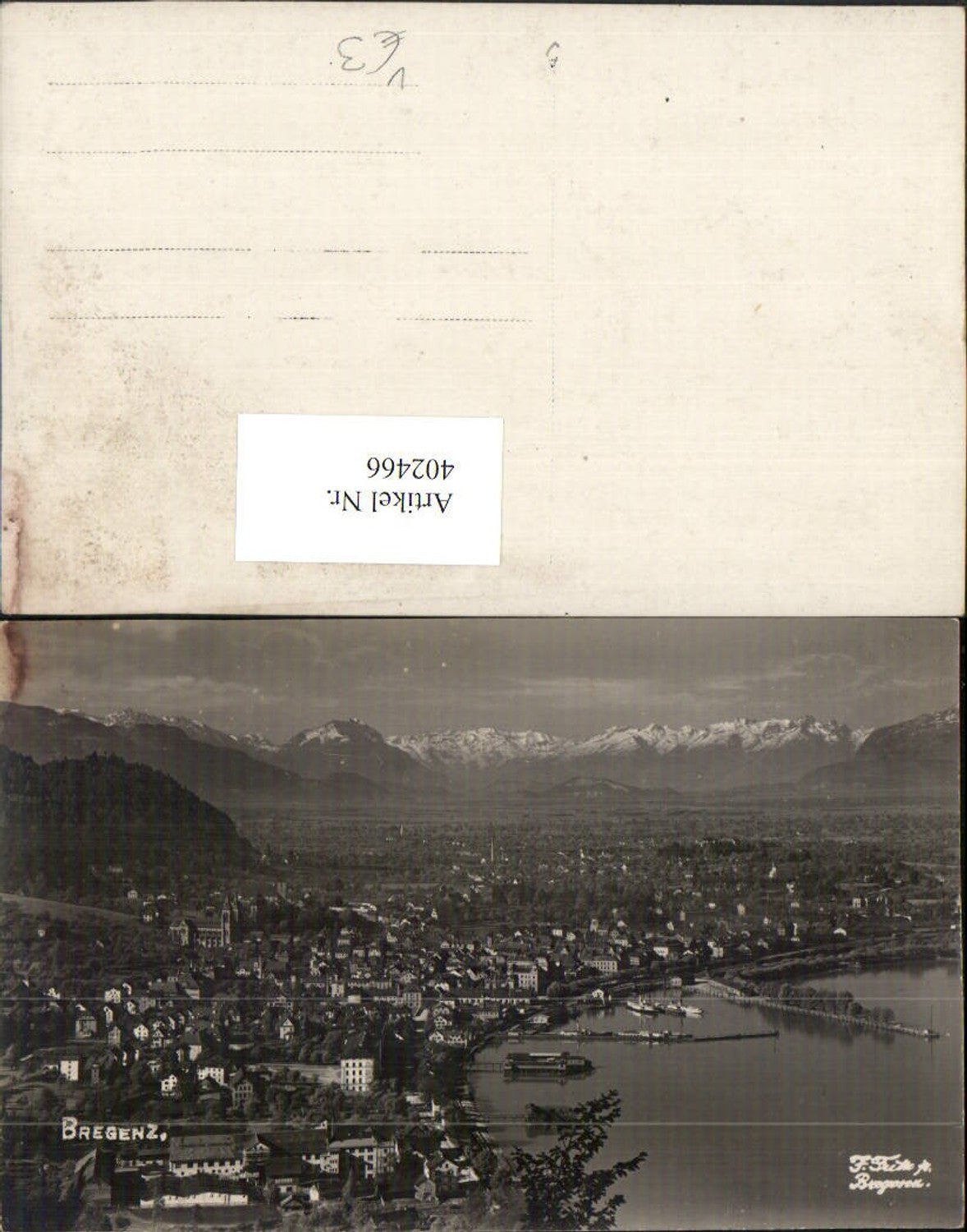 Alte Ansichtskarte – Old Postcard