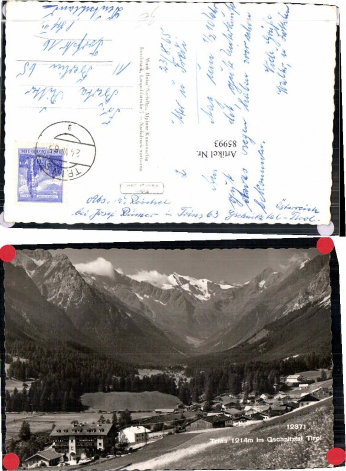 Alte Ansichtskarte – Old Postcard