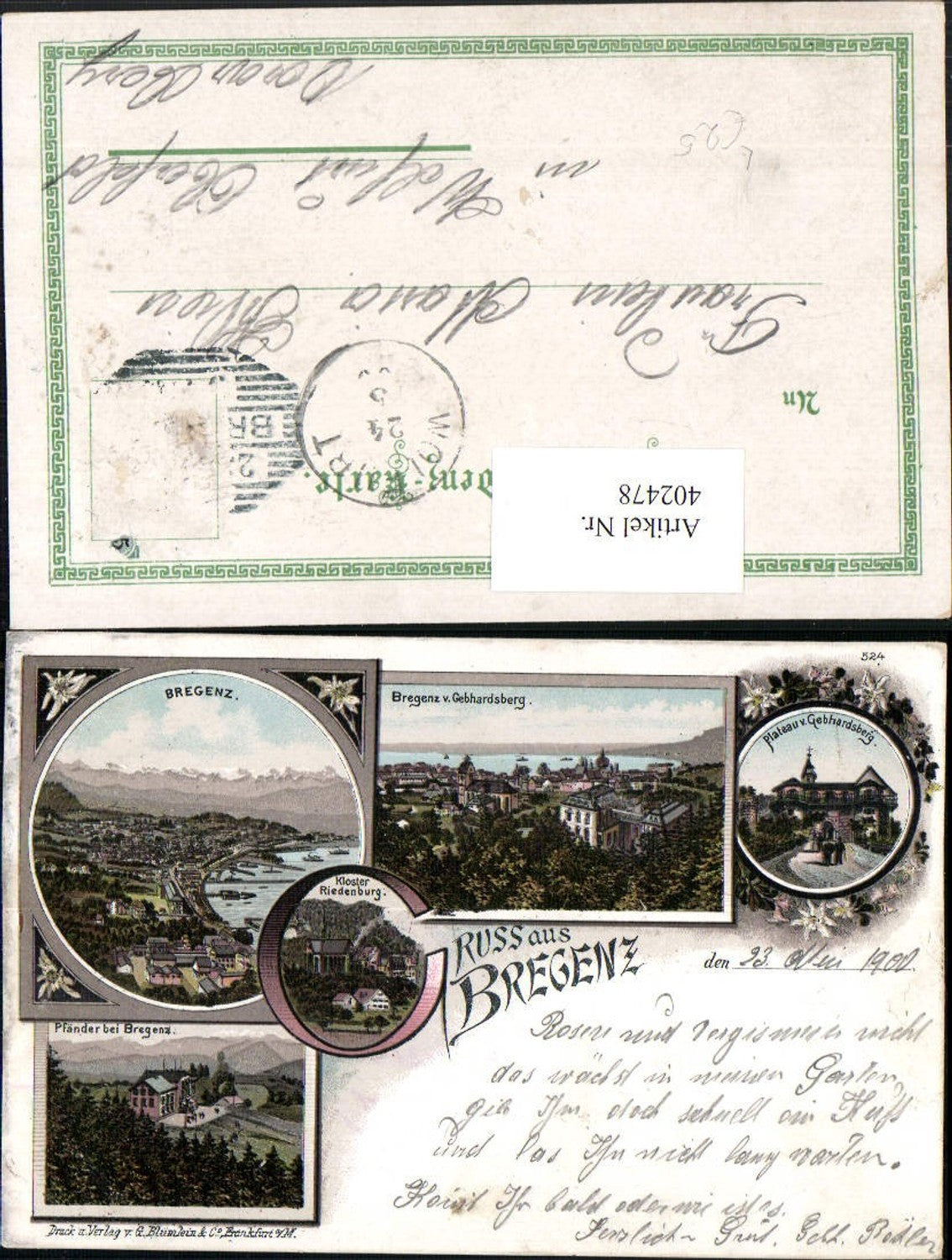 Alte Ansichtskarte – Old Postcard