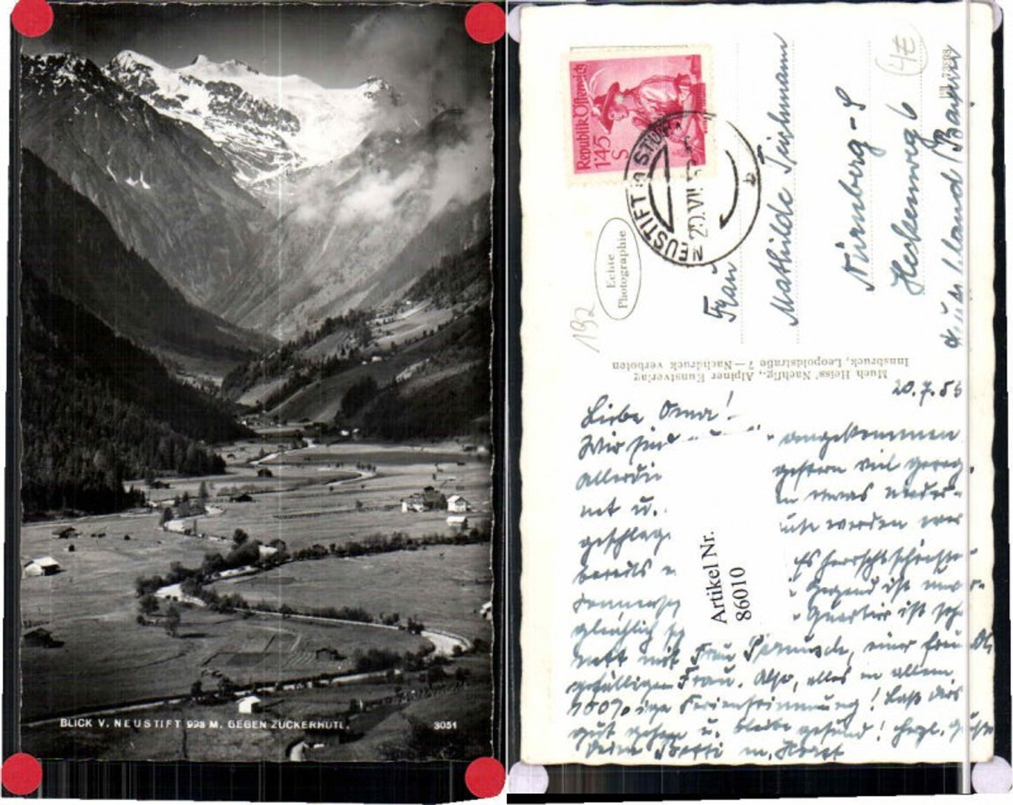 Alte Ansichtskarte – Old Postcard