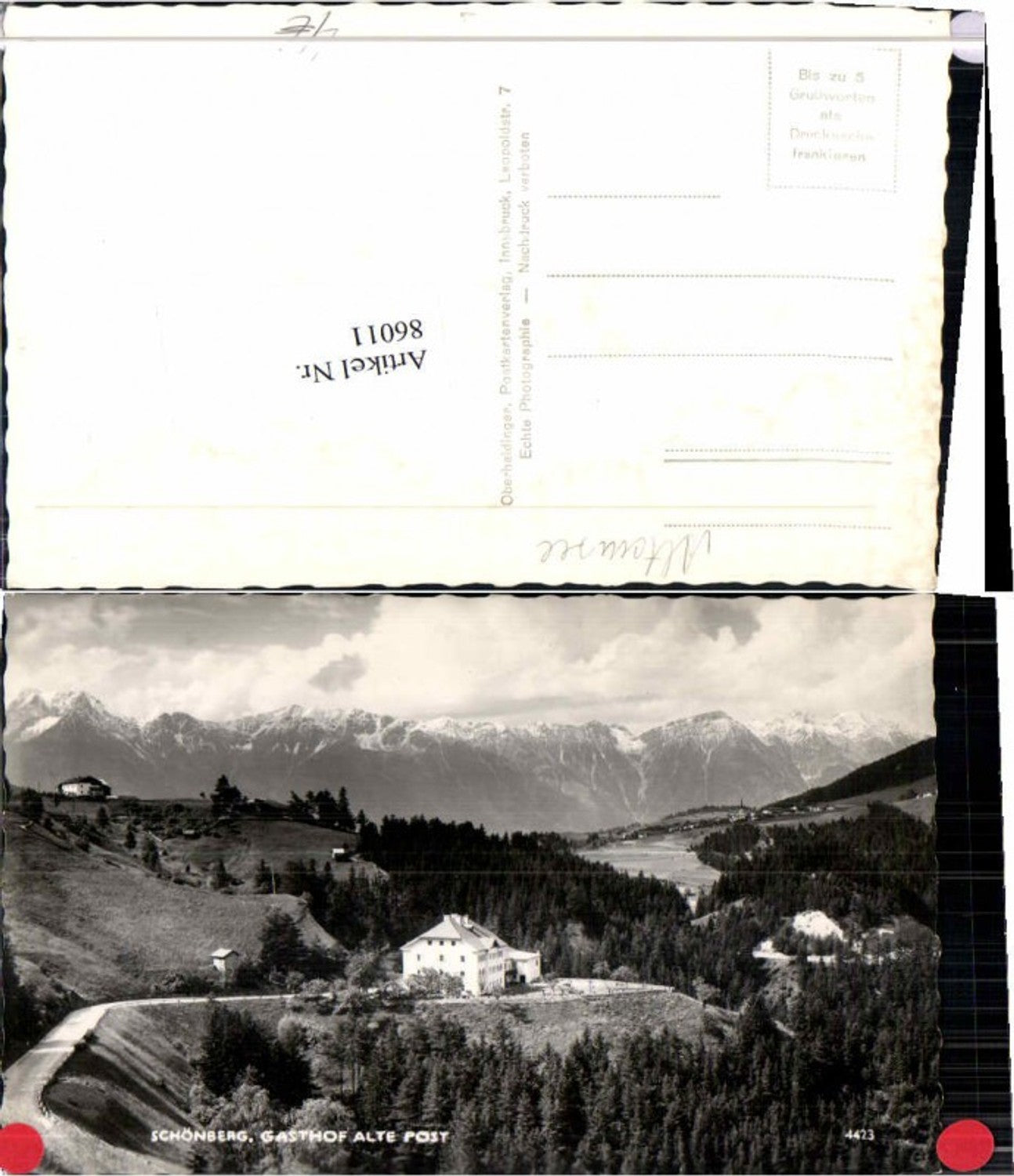 Alte Ansichtskarte – Old Postcard