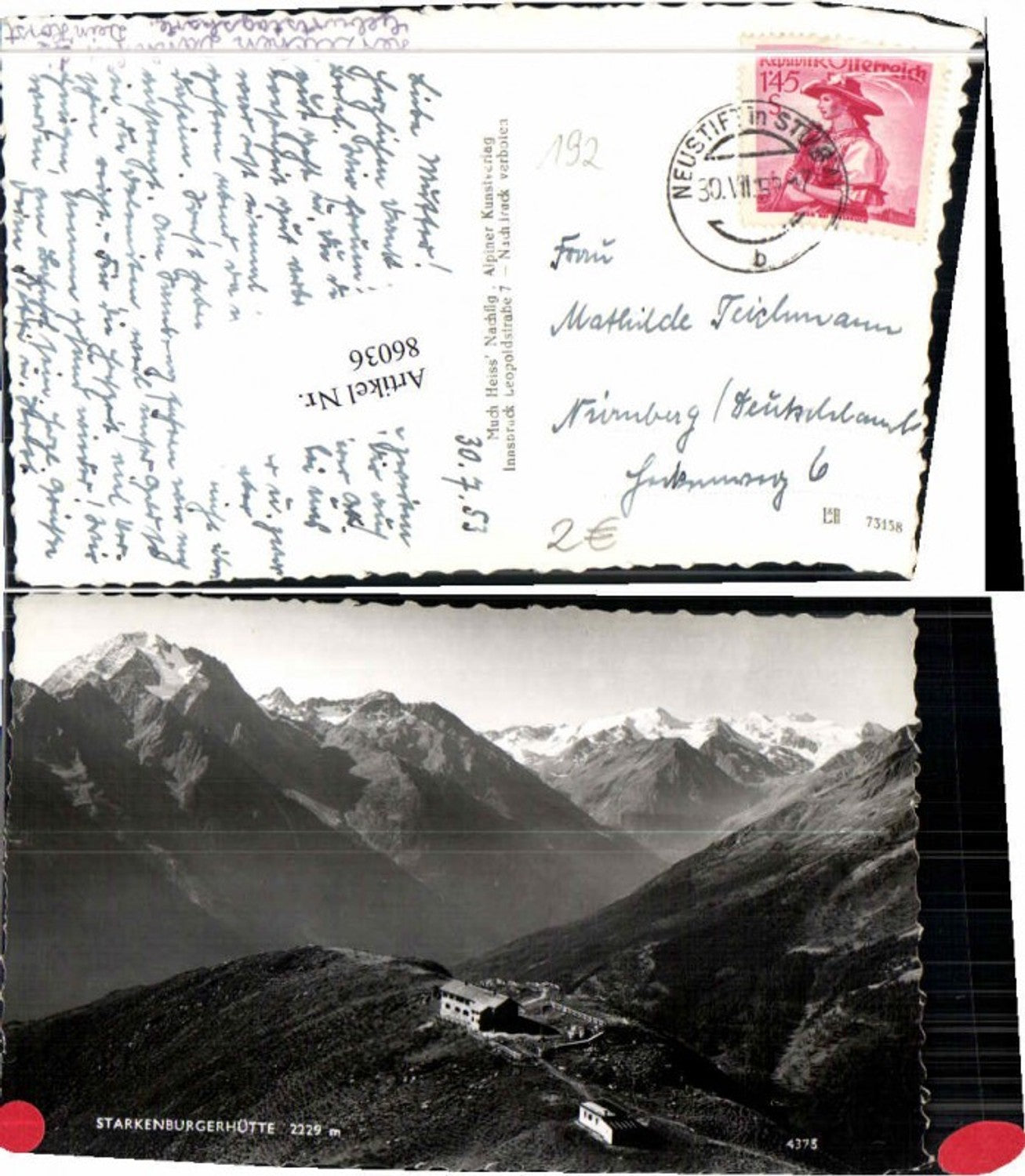 Alte Ansichtskarte – Old Postcard