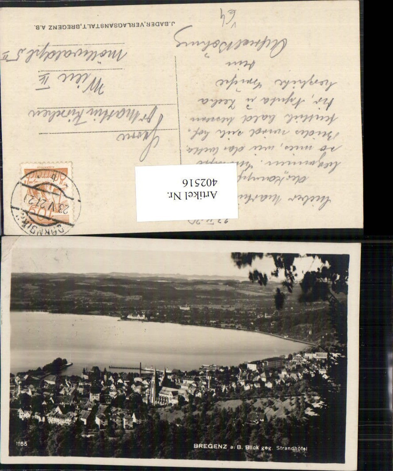 Alte Ansichtskarte – Old Postcard