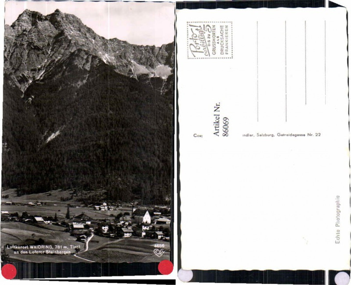 Alte Ansichtskarte – Old Postcard
