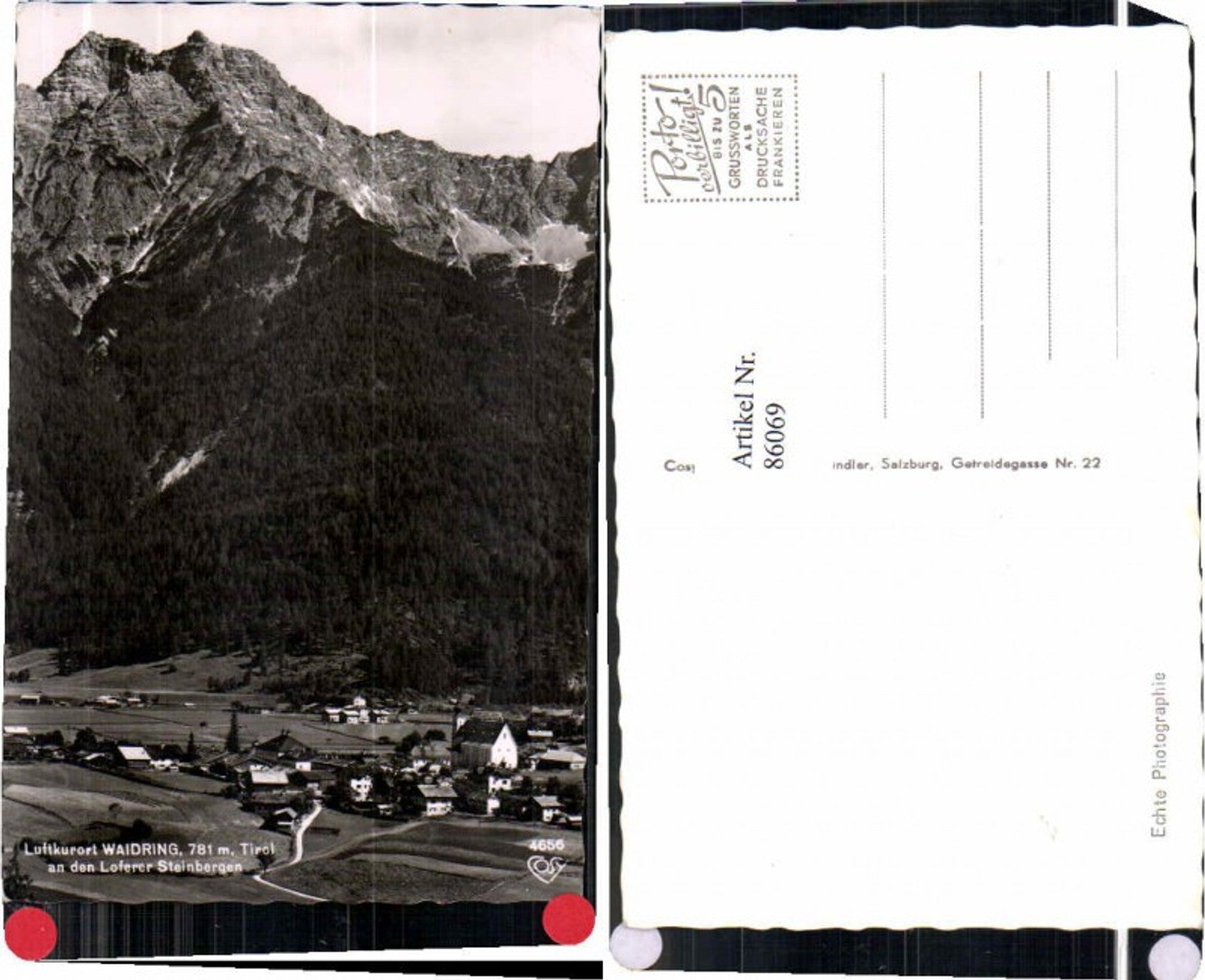 Alte Ansichtskarte – Old Postcard