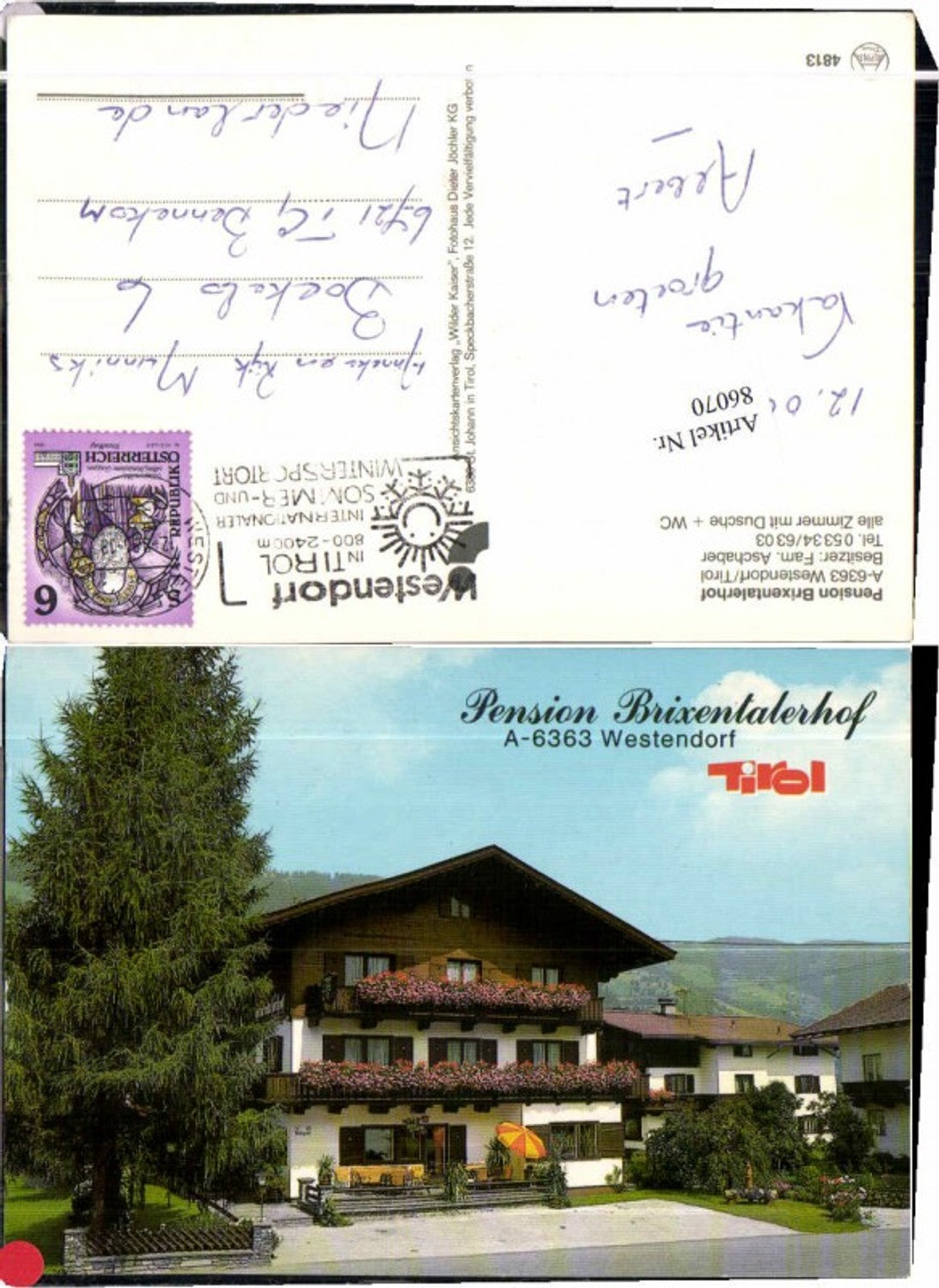 Alte Ansichtskarte – Old Postcard