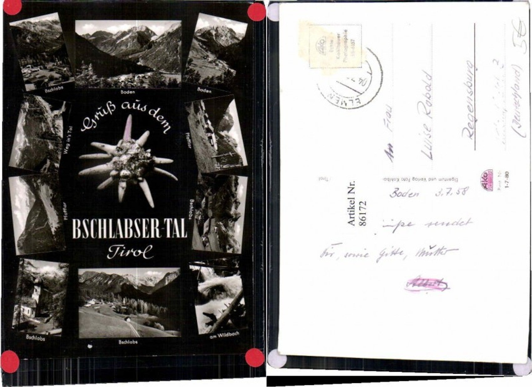 Alte Ansichtskarte – Old Postcard