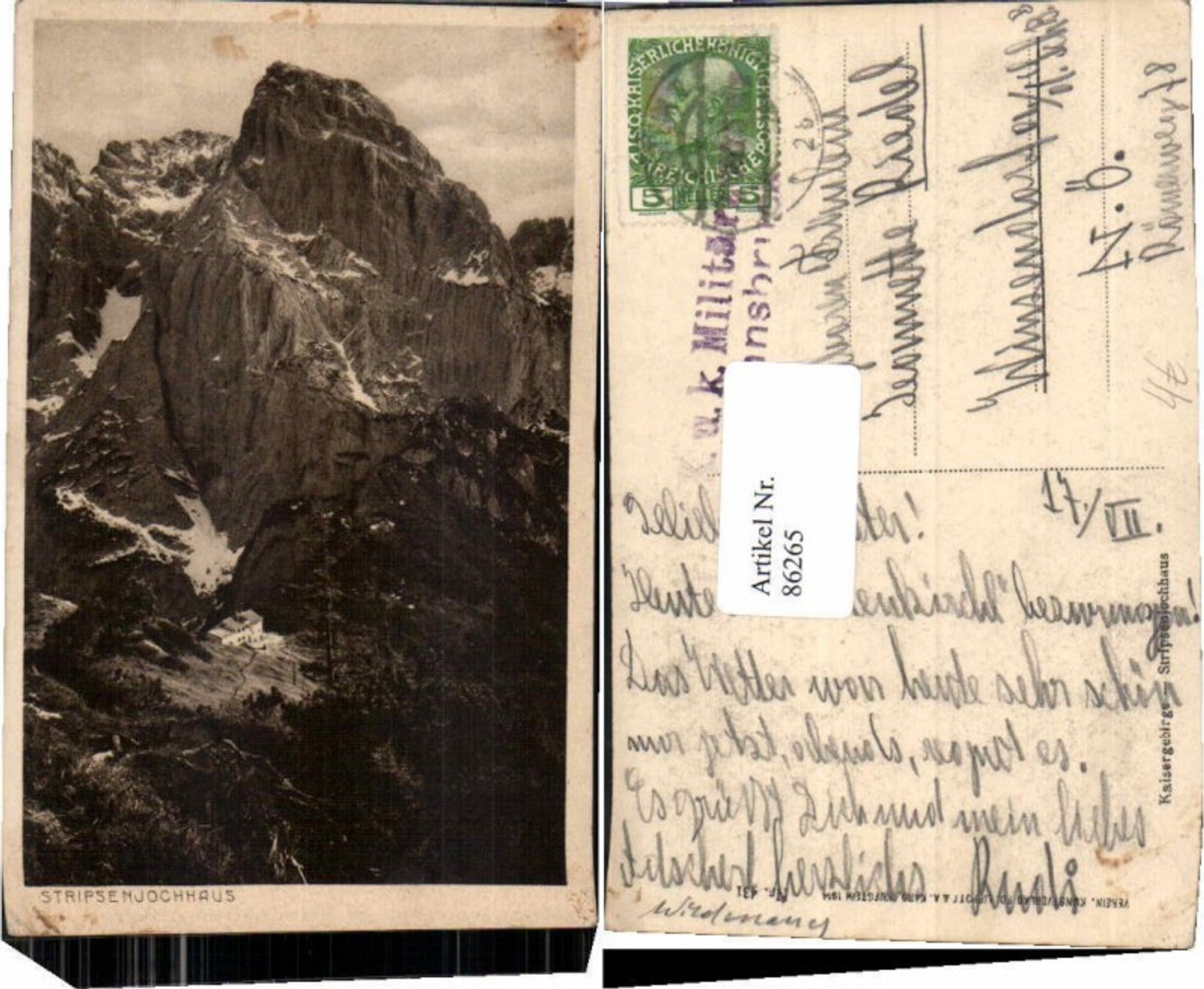 Alte Ansichtskarte – Old Postcard