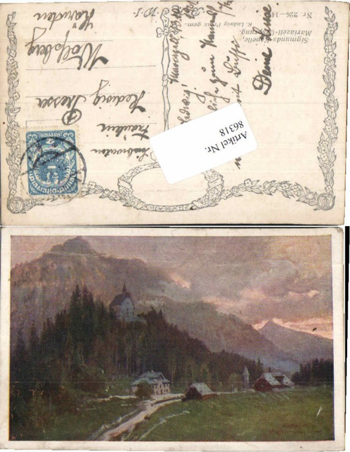 86318,Sigmundsberg Kapelle Mariazell Karl Ludwig Prinz B.K.W.I 226-14