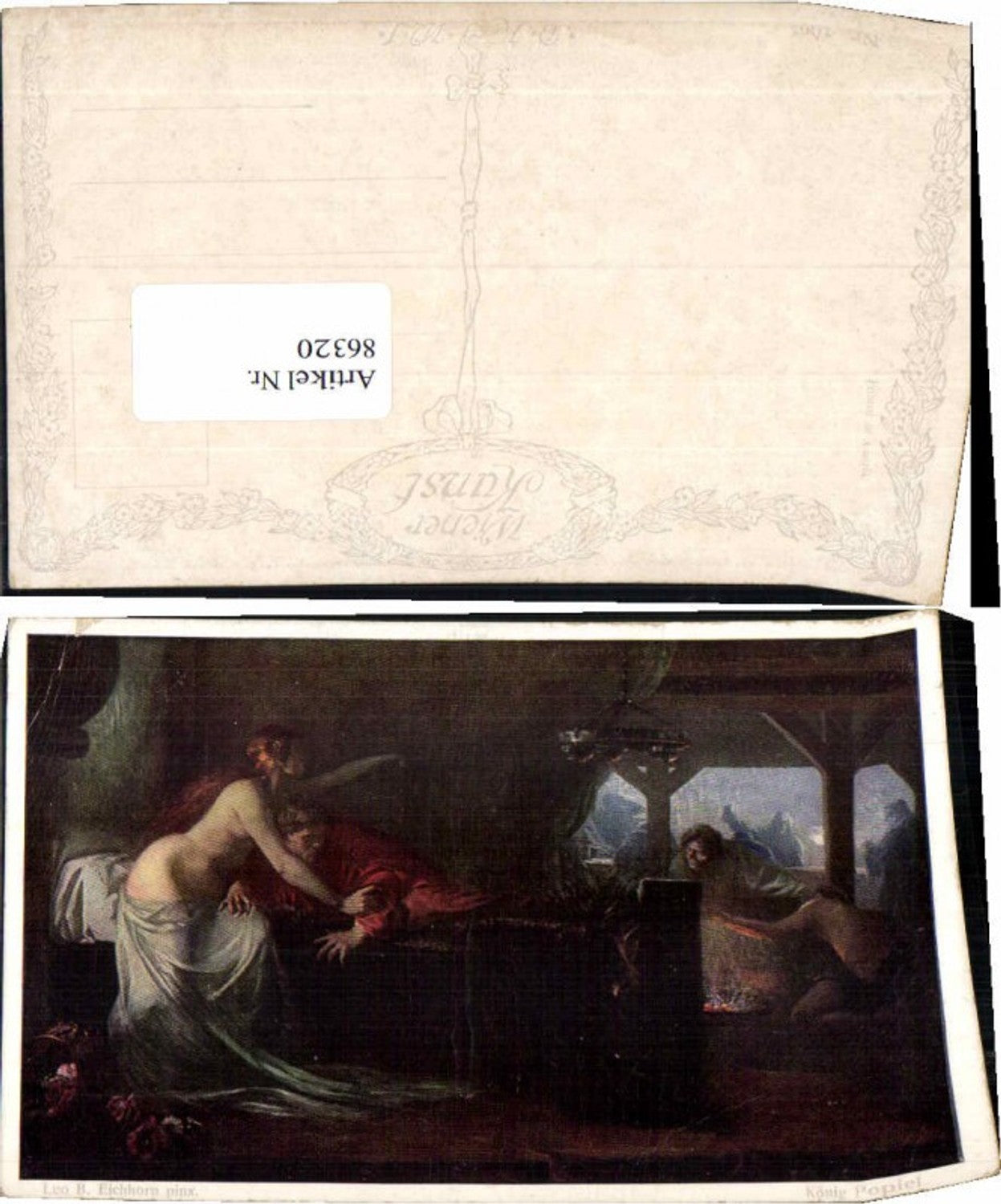 86320,Leo B. Eichhorn Popiel König Akt Erotik B.K.W.I 1067