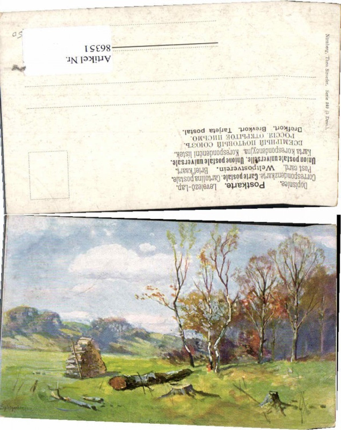 86351,Splitgerber jun. Landschaft Theo Stroefer 349