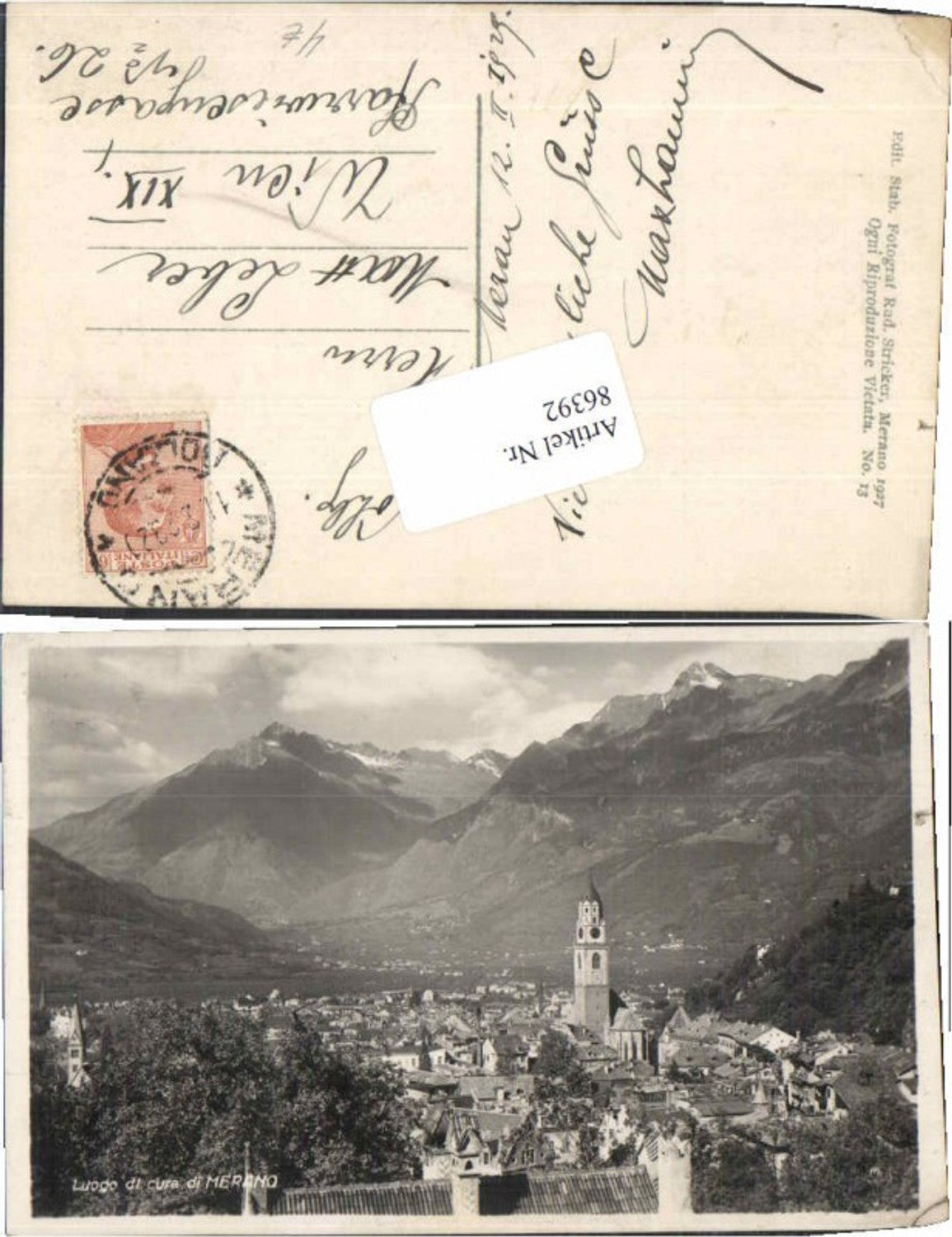 Alte Ansichtskarte – Old Postcard