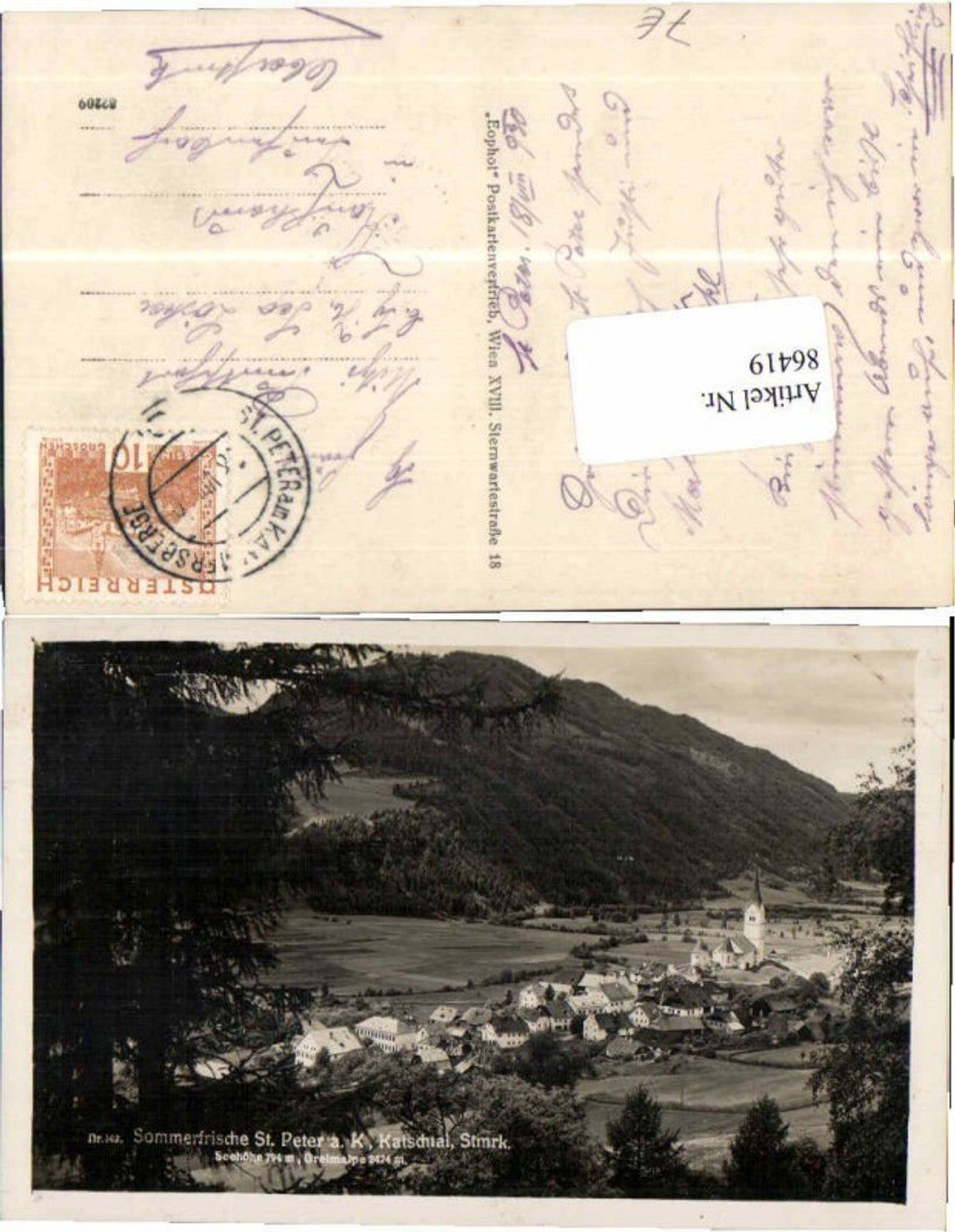Alte Ansichtskarte – Old Postcard