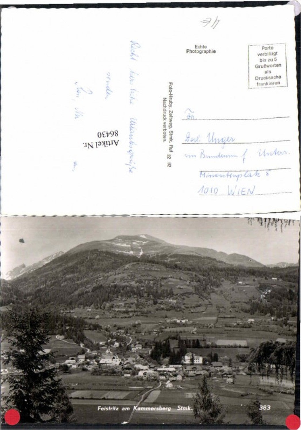 Alte Ansichtskarte – Old Postcard