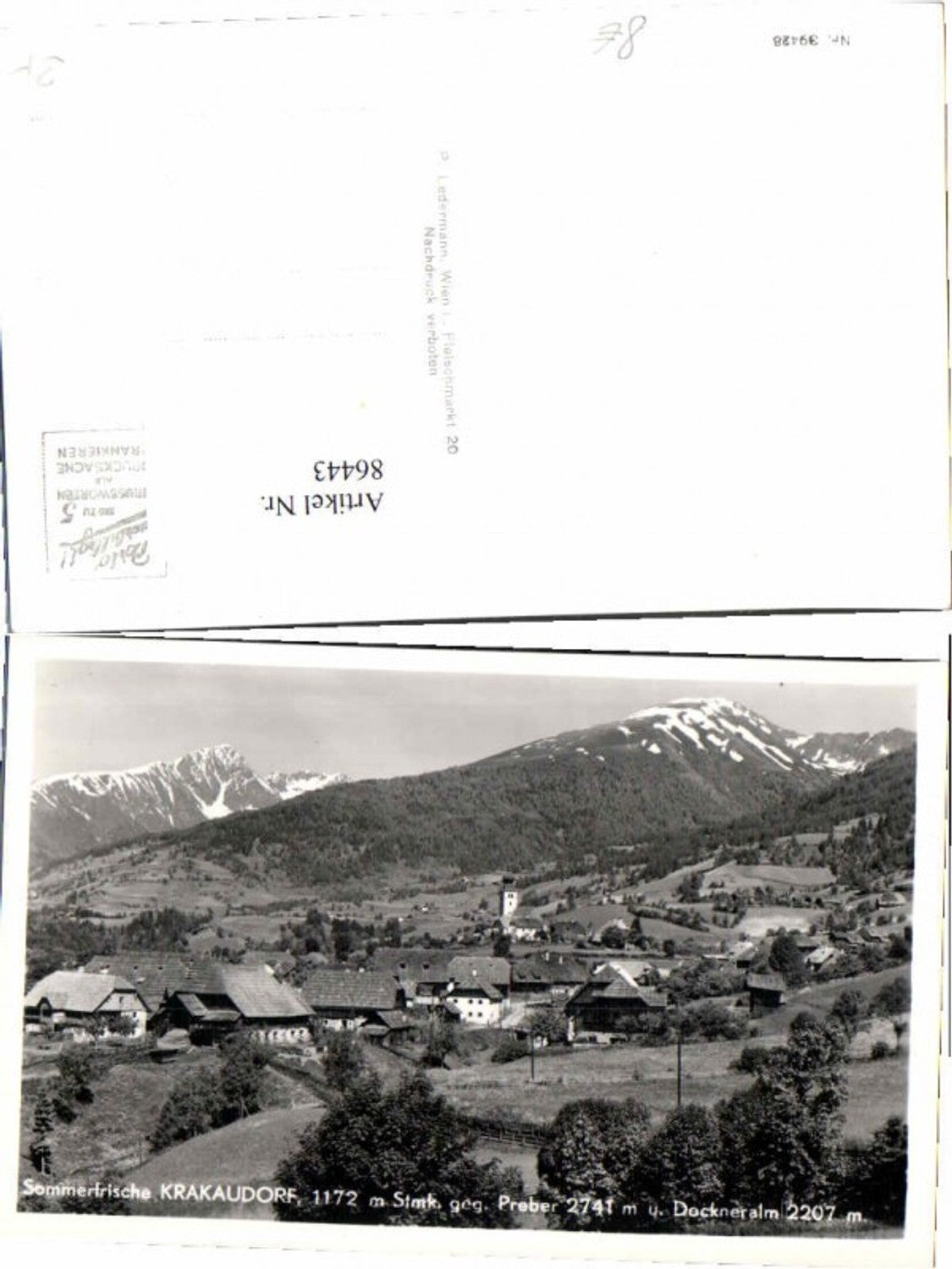 Alte Ansichtskarte – Old Postcard