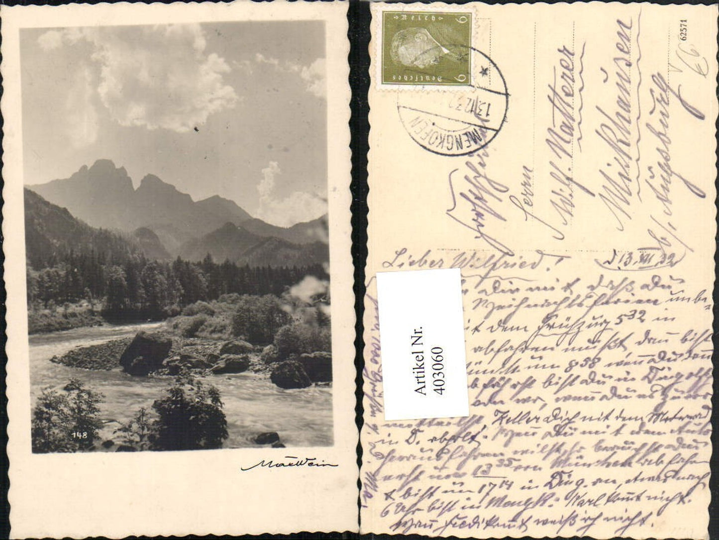 403060,Fotokunst Max Wein Maxwein 148 Landschaft Fluss Bergkulisse