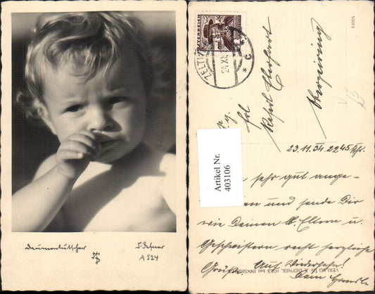 403106,Photographic Art Dr. Defner A524 Thumb Sucker Child