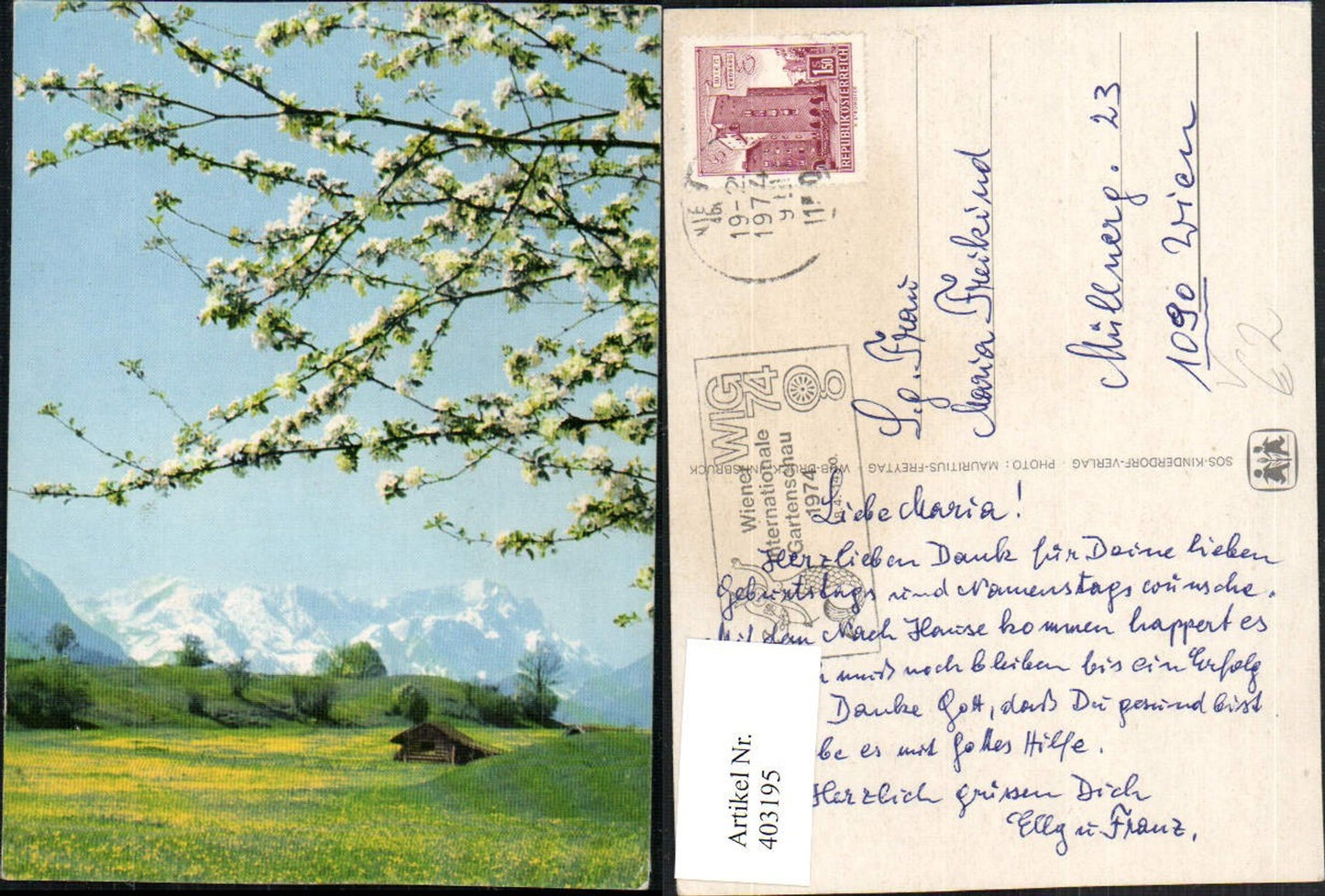 403195, SOS Children's Village Landscape Tree Blossom Mountain Scenery
