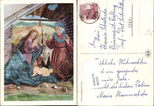 403222, SOS Children's Village Fresco Lienz Castle Chapel Mary with Child Jesus