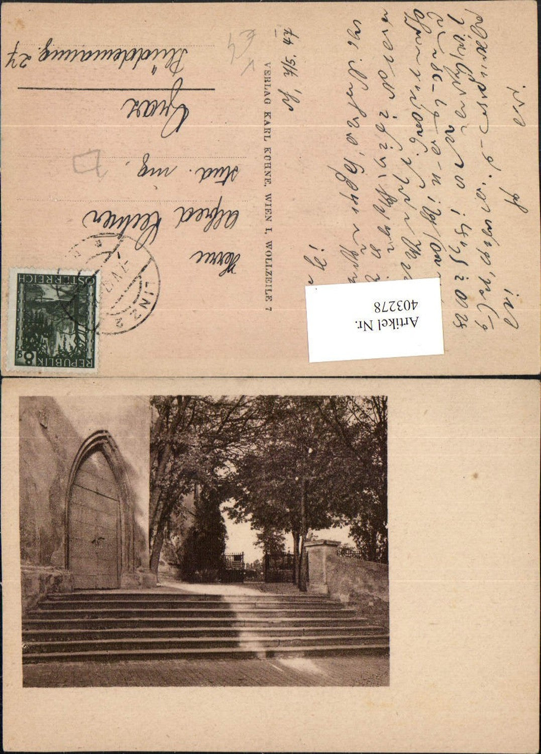 403278,Fotokunst Karl Kühne Motiv Stiegen Portal Tür