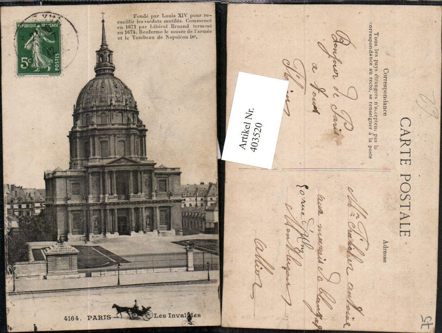 403520,Ile-de-France Paris Les Invalides Invalidendom Gebäude