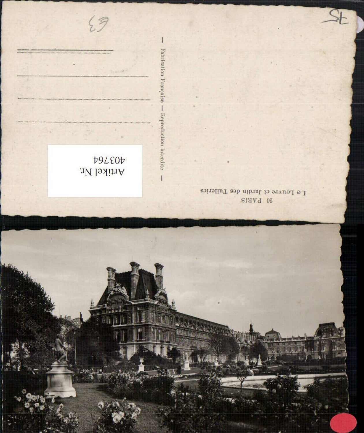 403764,Ile-de-France Paris Le Louvre et Jardin des Tuileries Museum