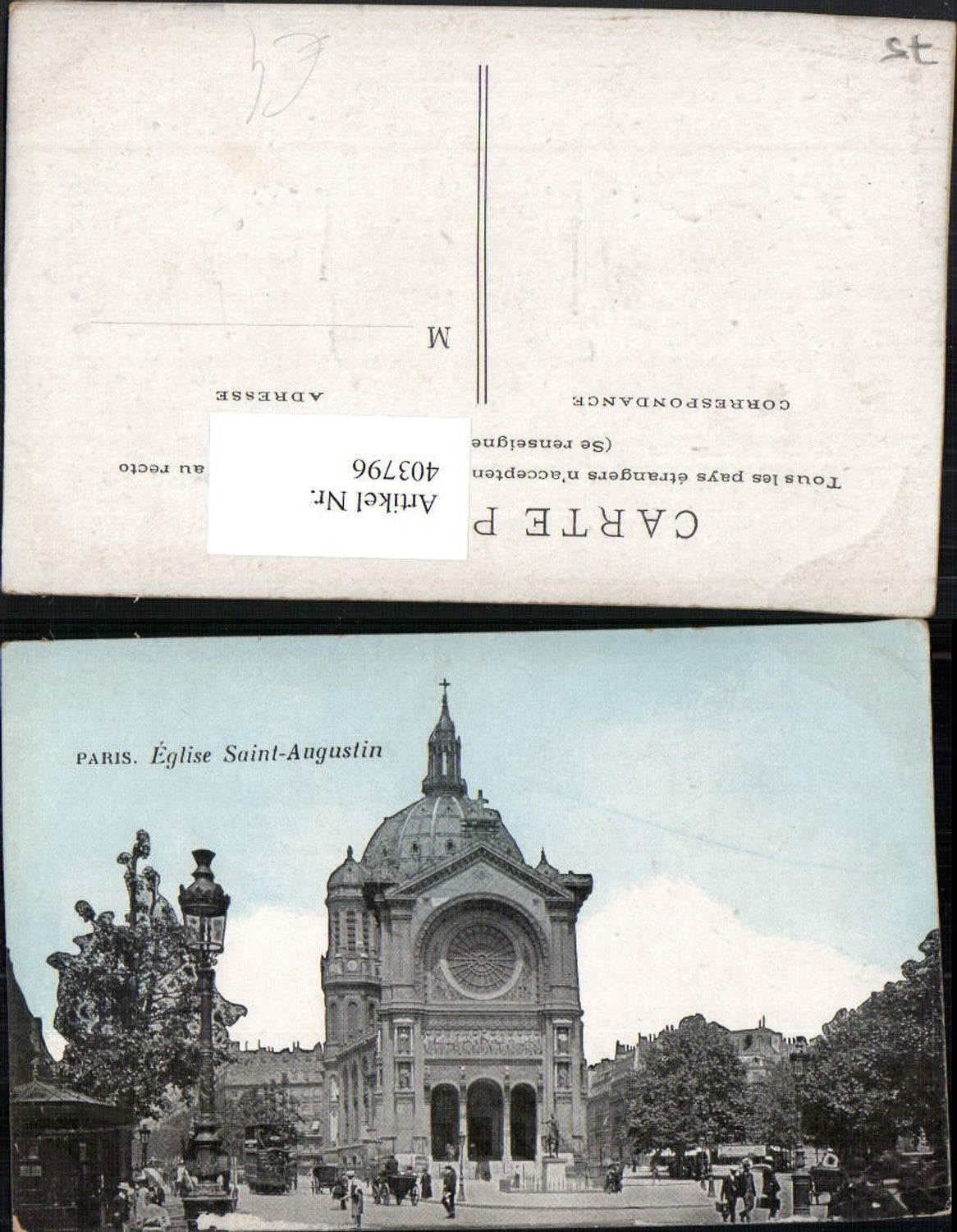 403796,Ile-de-France Paris Eglise Saint Augustin Kirche