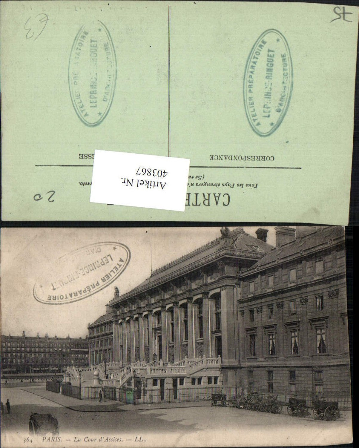 403867,Ile-de-France Paris La Cour d'Assises Gebäude