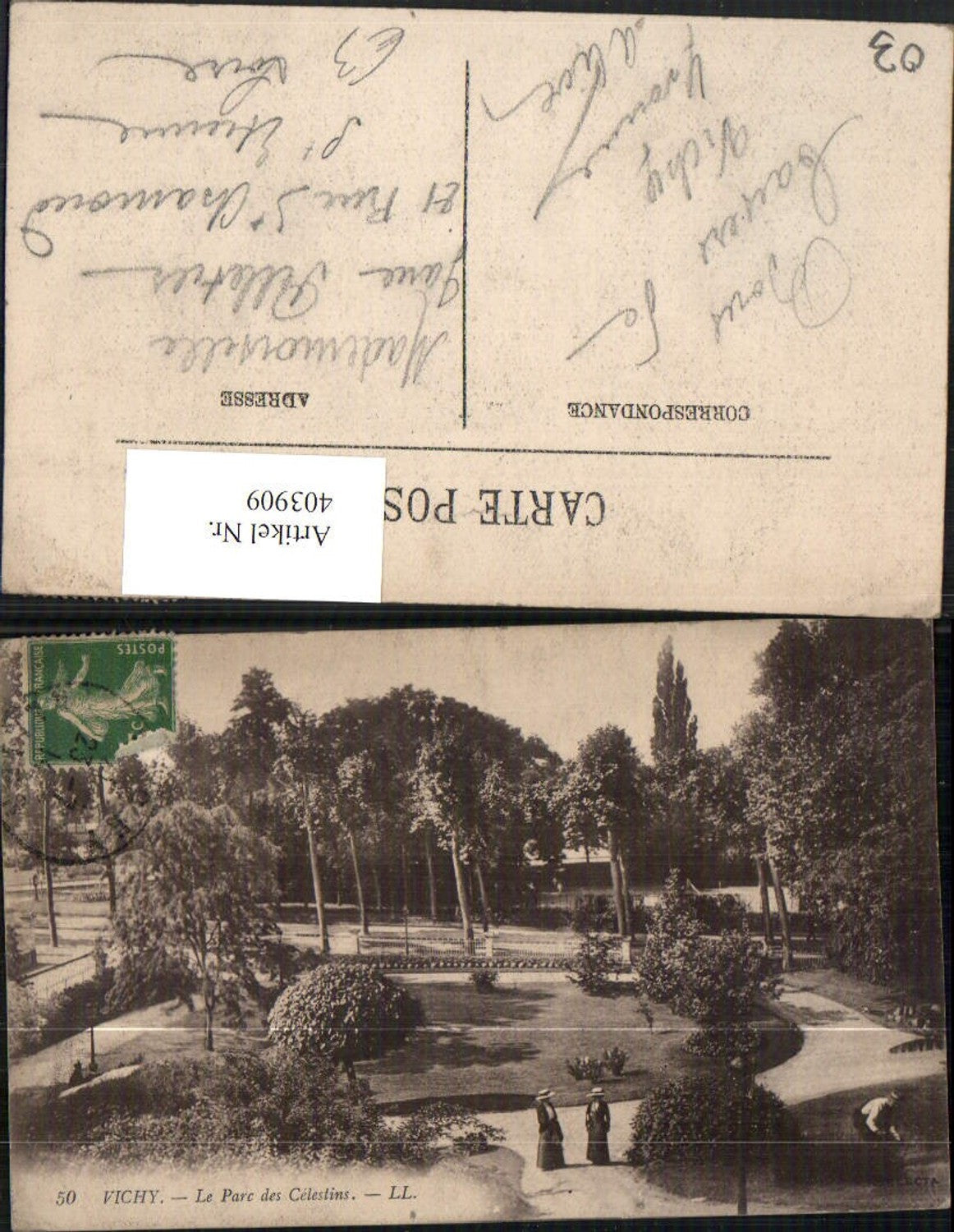 403909,Auvergne Allier Vichy Le Parc des Celestins Park