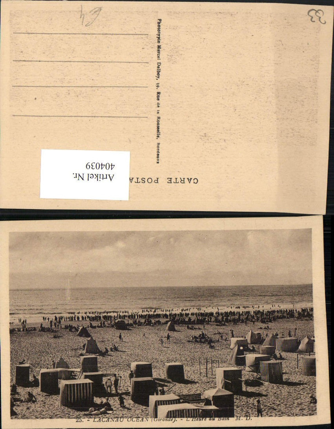 404039,Aquitanien Gironde Lacanau Ocean L'Heure du Bain Strand Strandleben