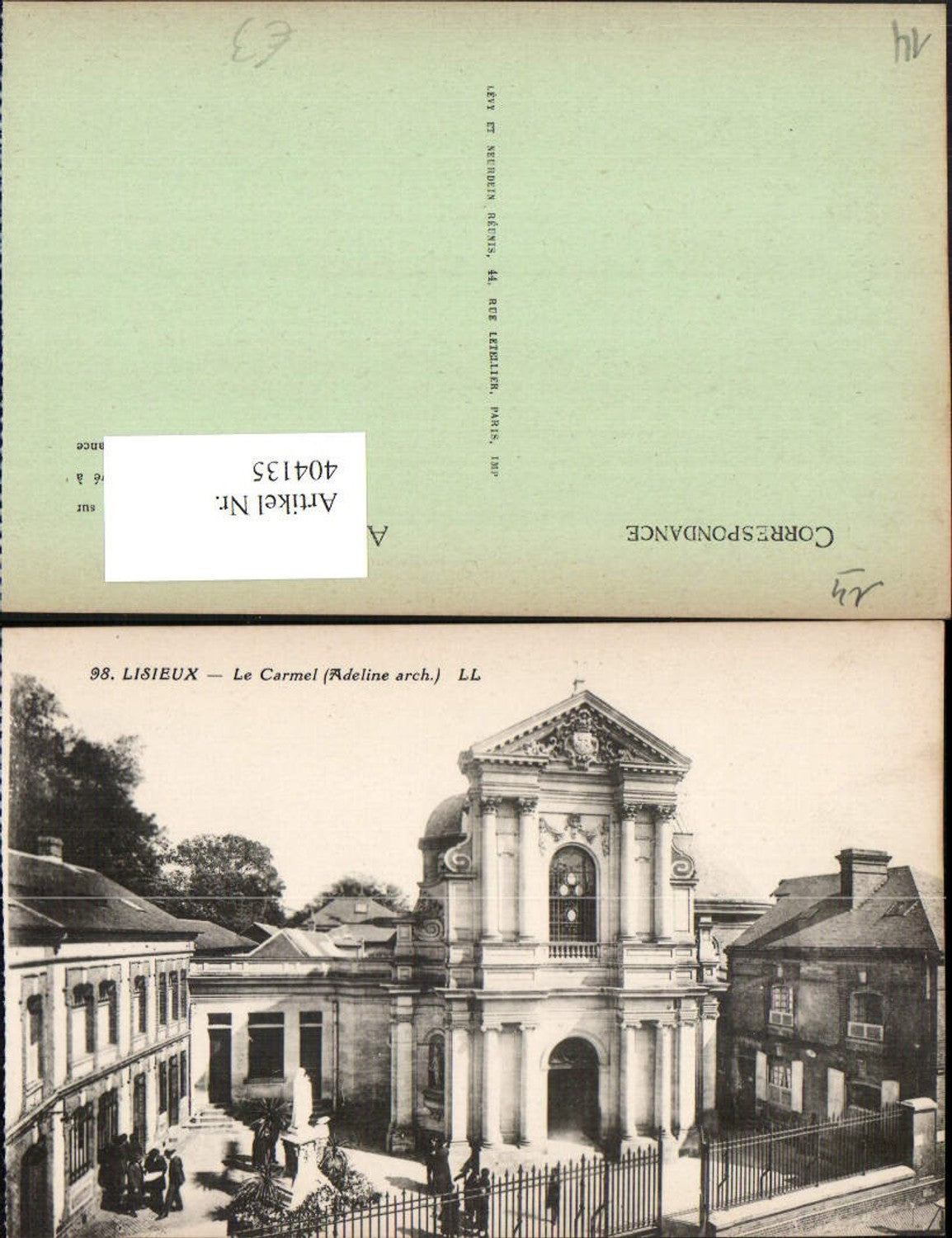 404135,Basse-Normandie Calvados Lisieux Le Carmel Kirche