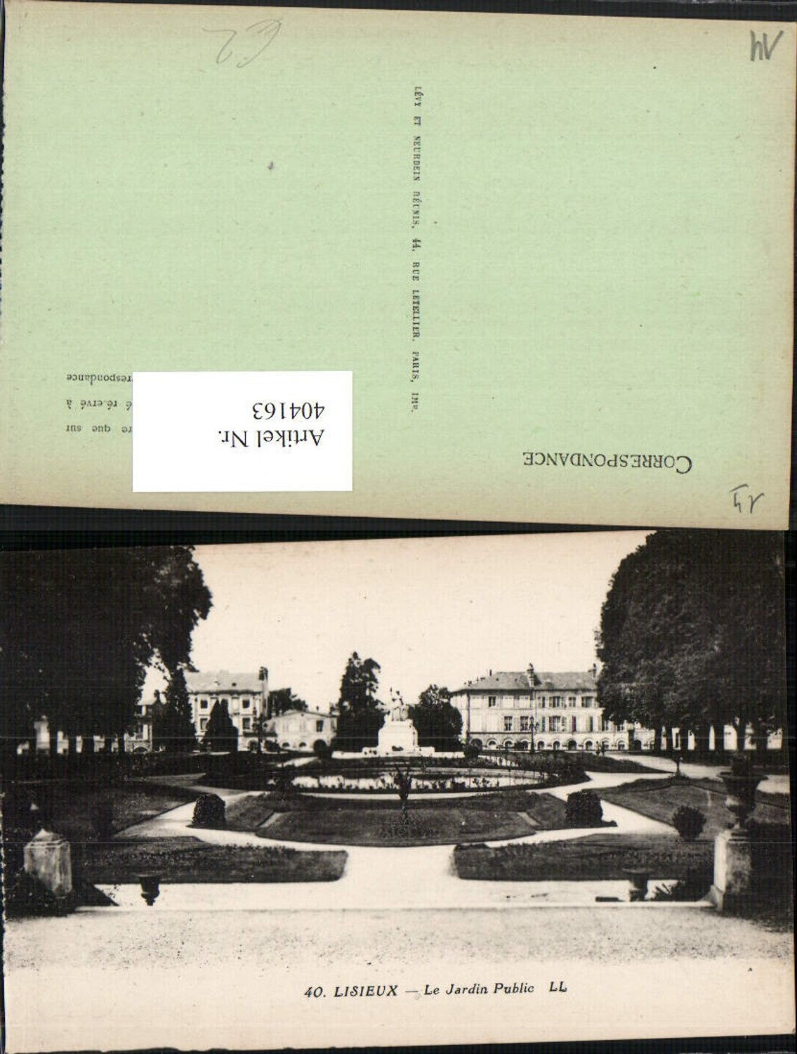 404163,Basse-Normandie Calvados Lisieux Le Jardin Public Park