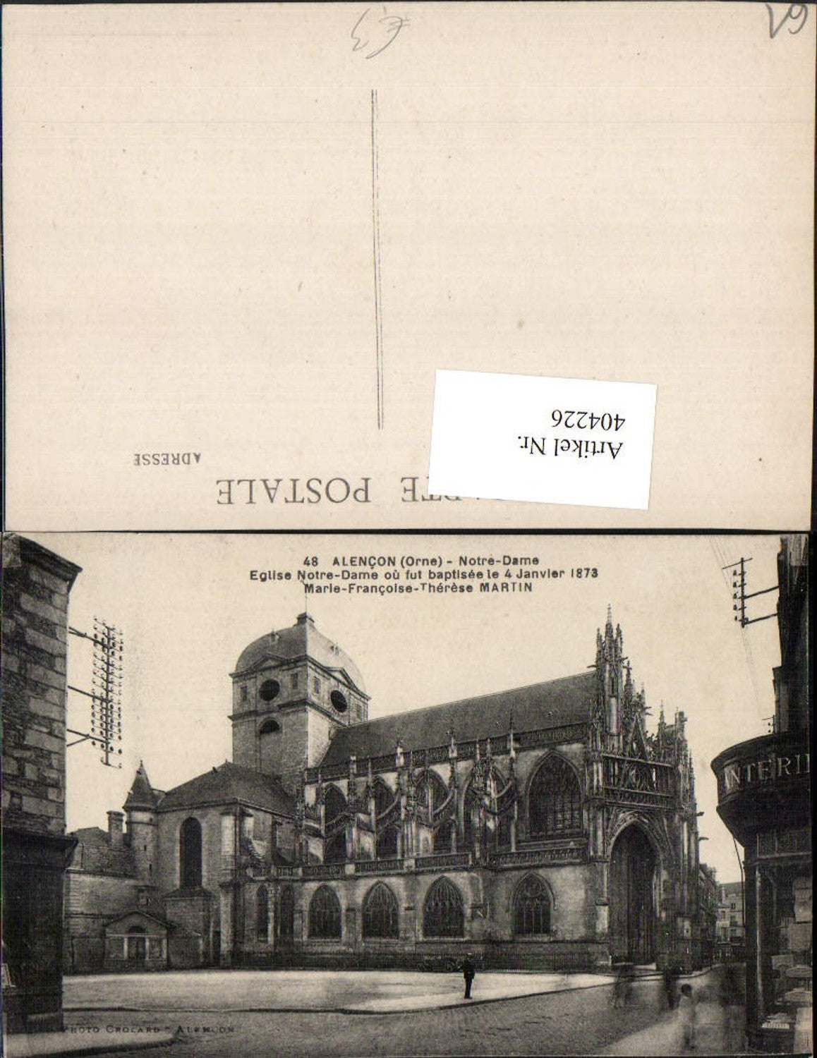404226,Basse-Normandie Orne Alencon Notre-Dame Eglise Kirche