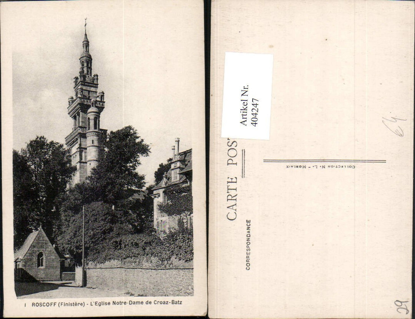 404247,Bretagne Finistere Roscoff L'Eglise Notre-Dame de Croaz-Batz Kirche