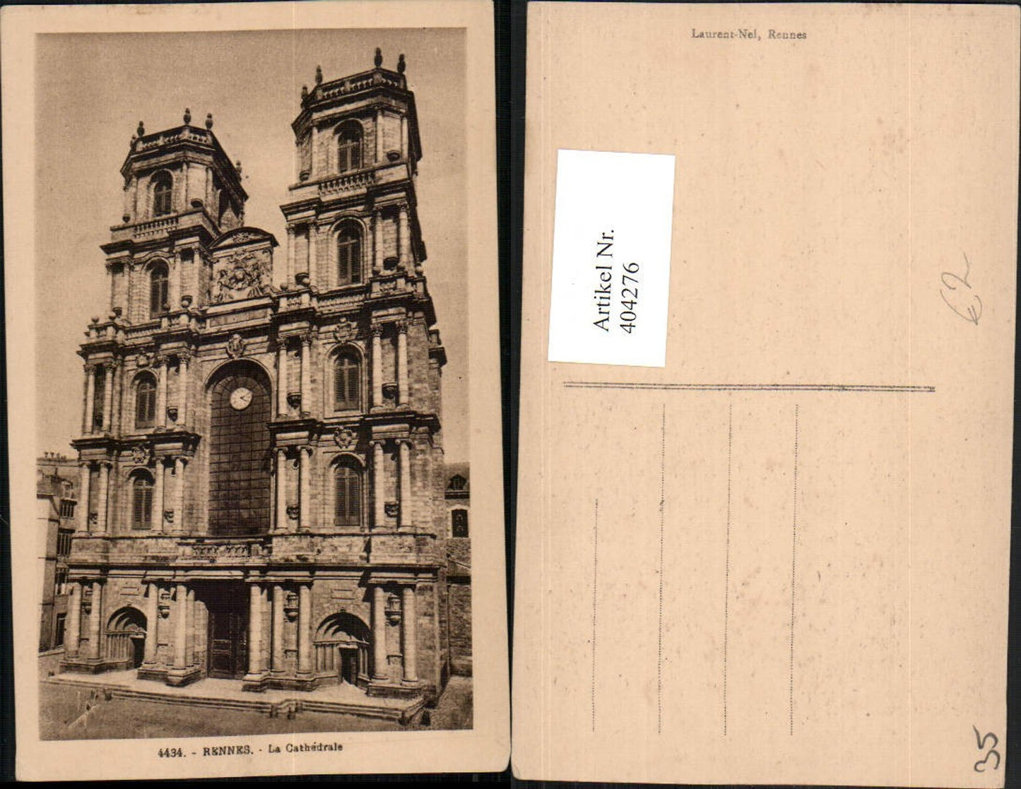 404276,Bretagne Ille-et-Vilaine Rennes La Cathedrale Kirche