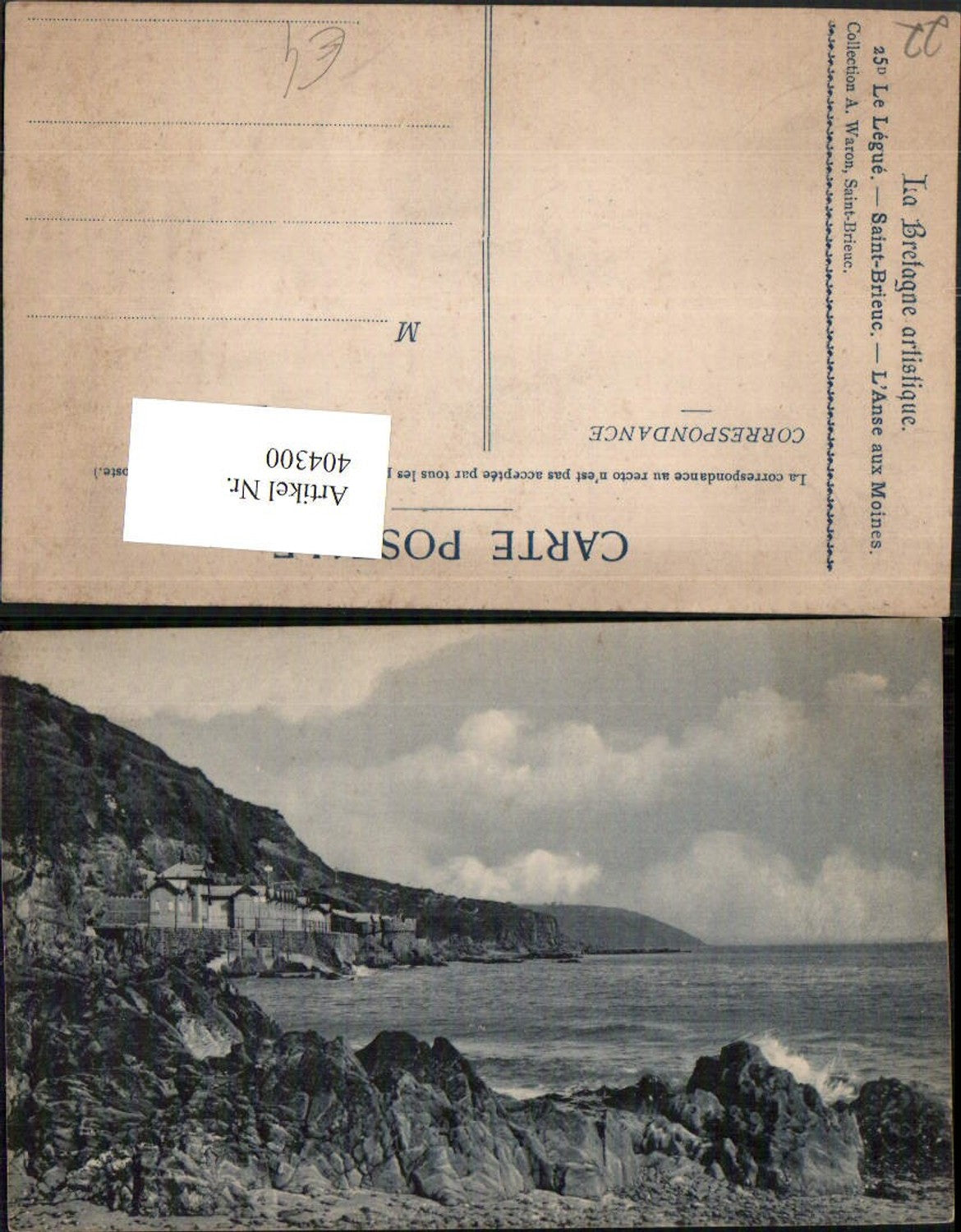 404300,Bretagne Cote-Amor Le Legue Saint-Brieuc L'Anse aux Moines Küste
