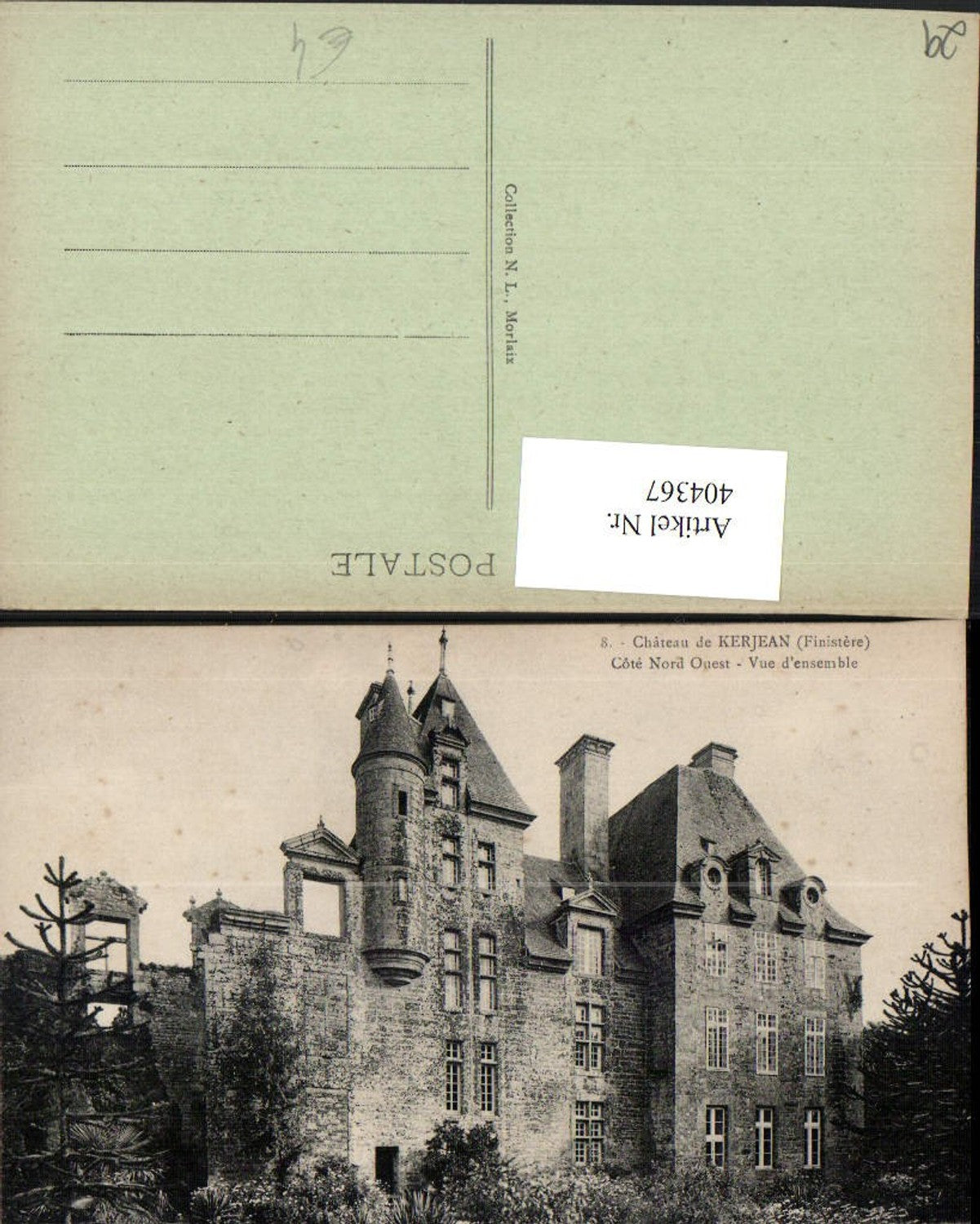 404367,Bretagne Finistere Chateau de Kerjean Schloss