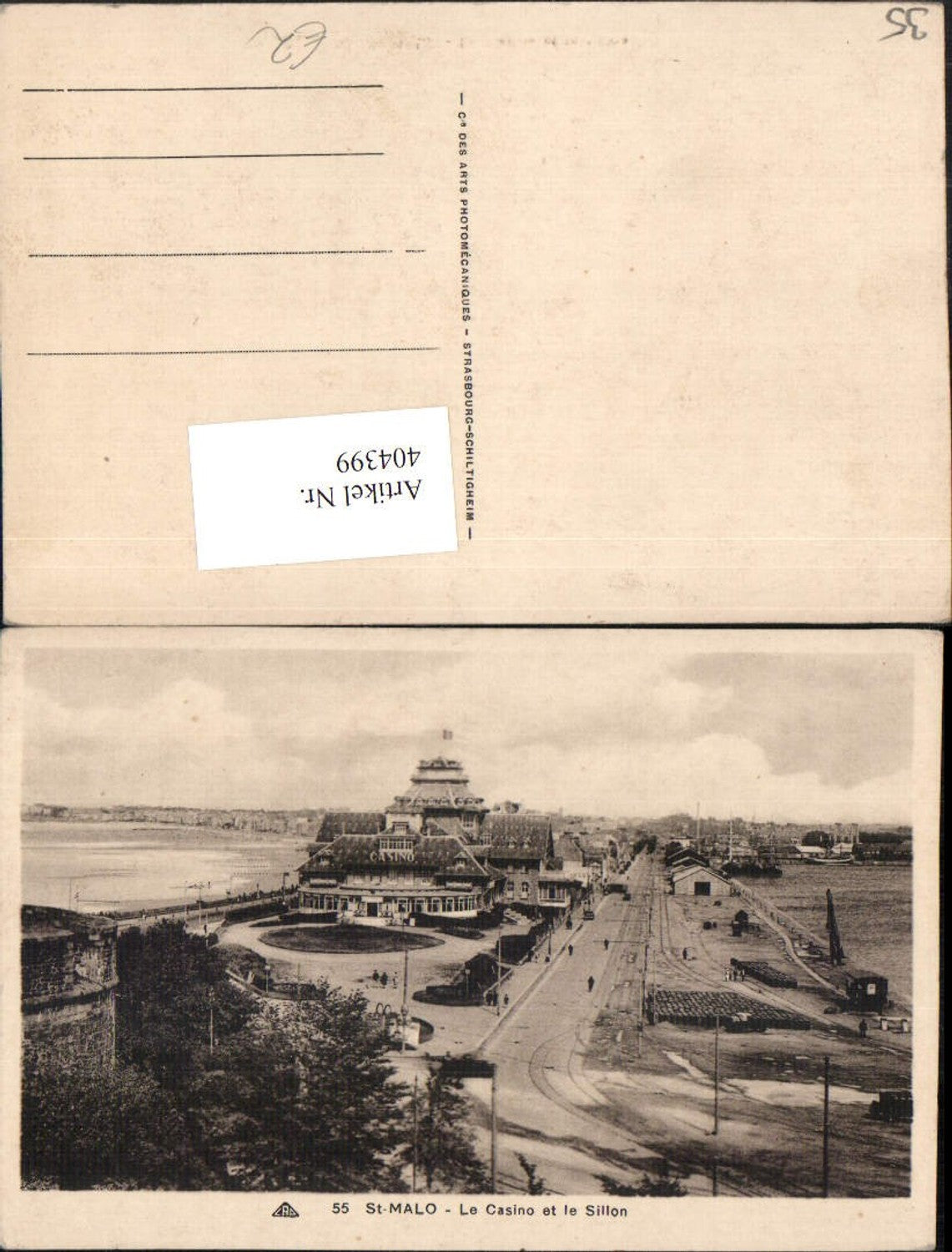 404399,Bretagne Ille-et-Vilaine St-Malo Le Casino et le Sillon