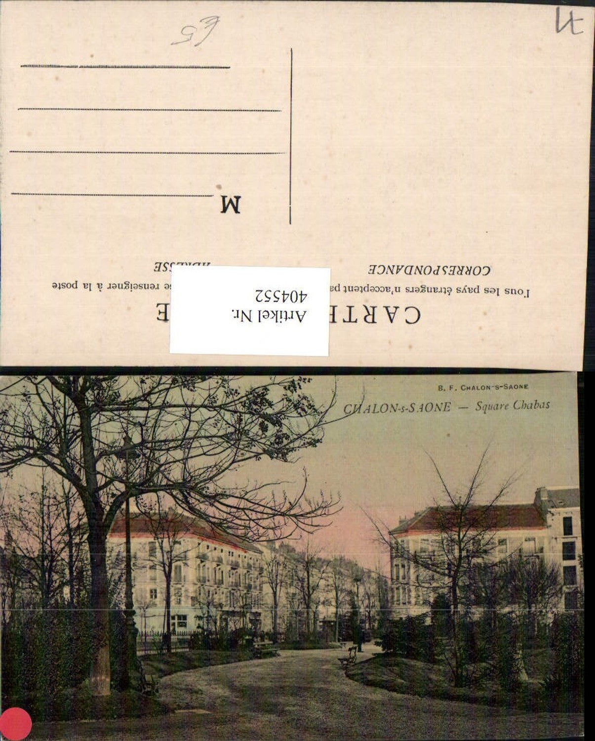 404552,Burgund Saone-et-Loire Chalon-sur-Saone Square Chabas Park