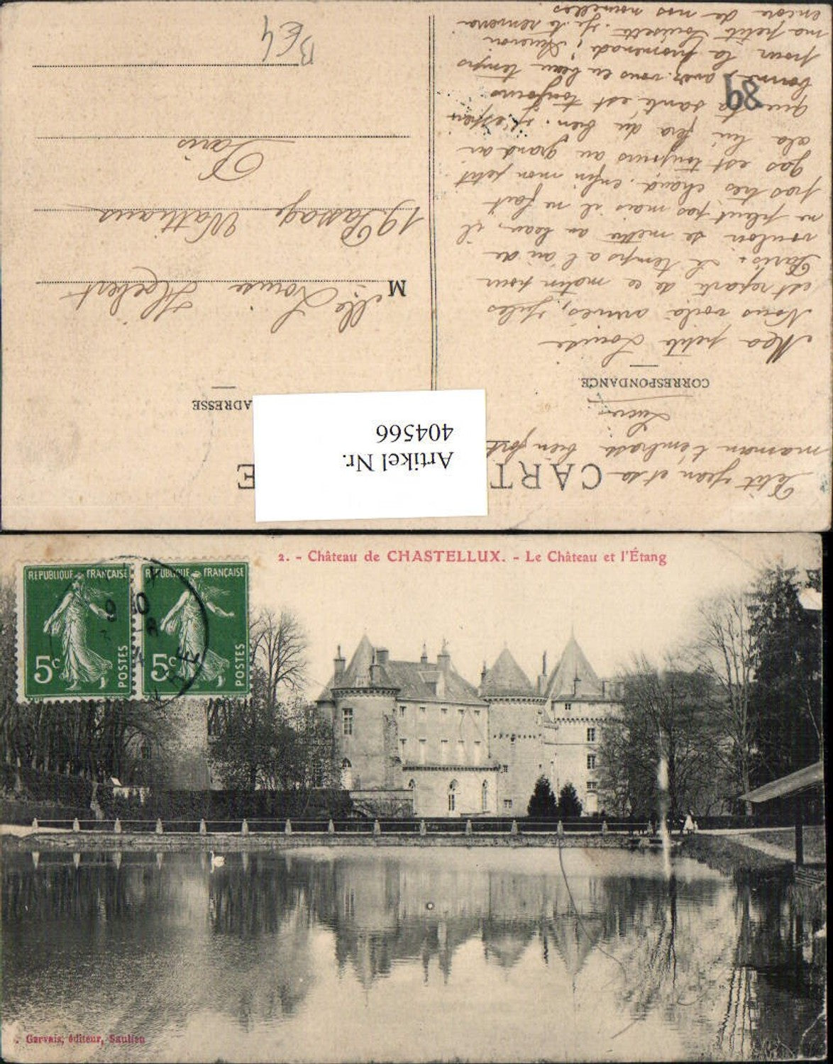 404566,Burgund Yonne Chateau de Chastellux Schloss