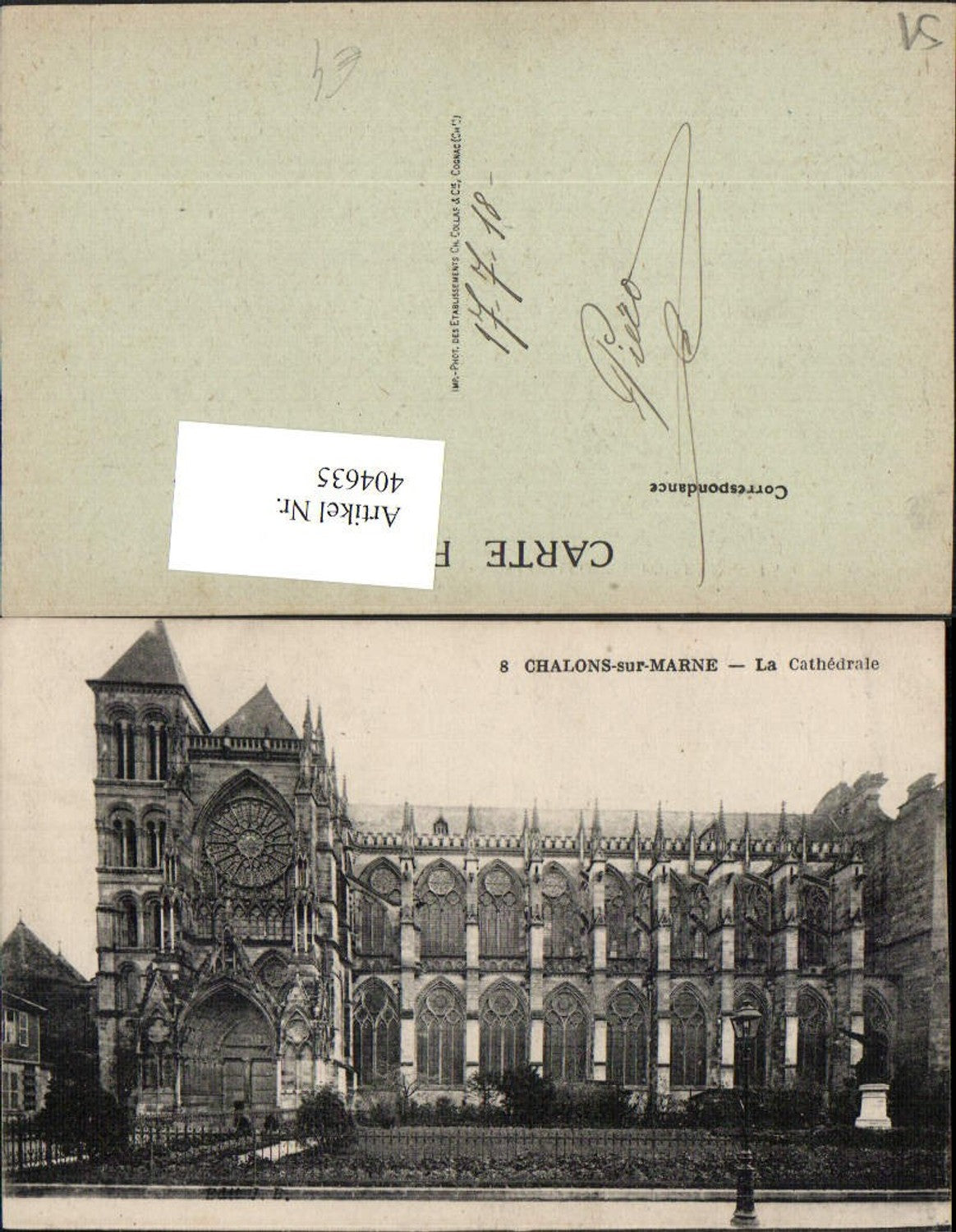404635,Champagne-Ardenne Marne Chalons-sur-Marne La Cathedrale Kirche